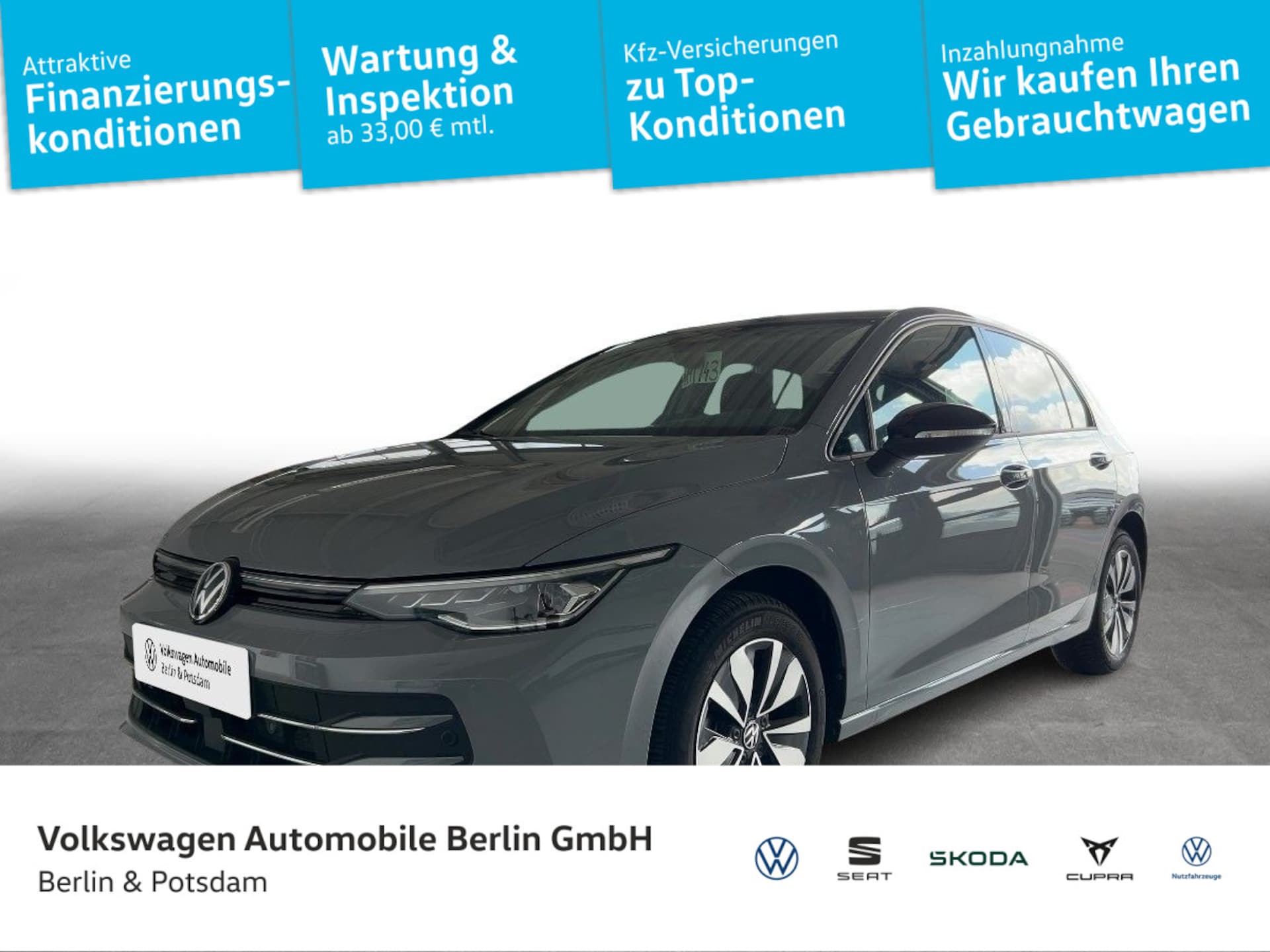 Volkswagen Golf 2026 — Golf VIII 1.5 eTSI Goal DSG AppConnect R-Kam SHZ