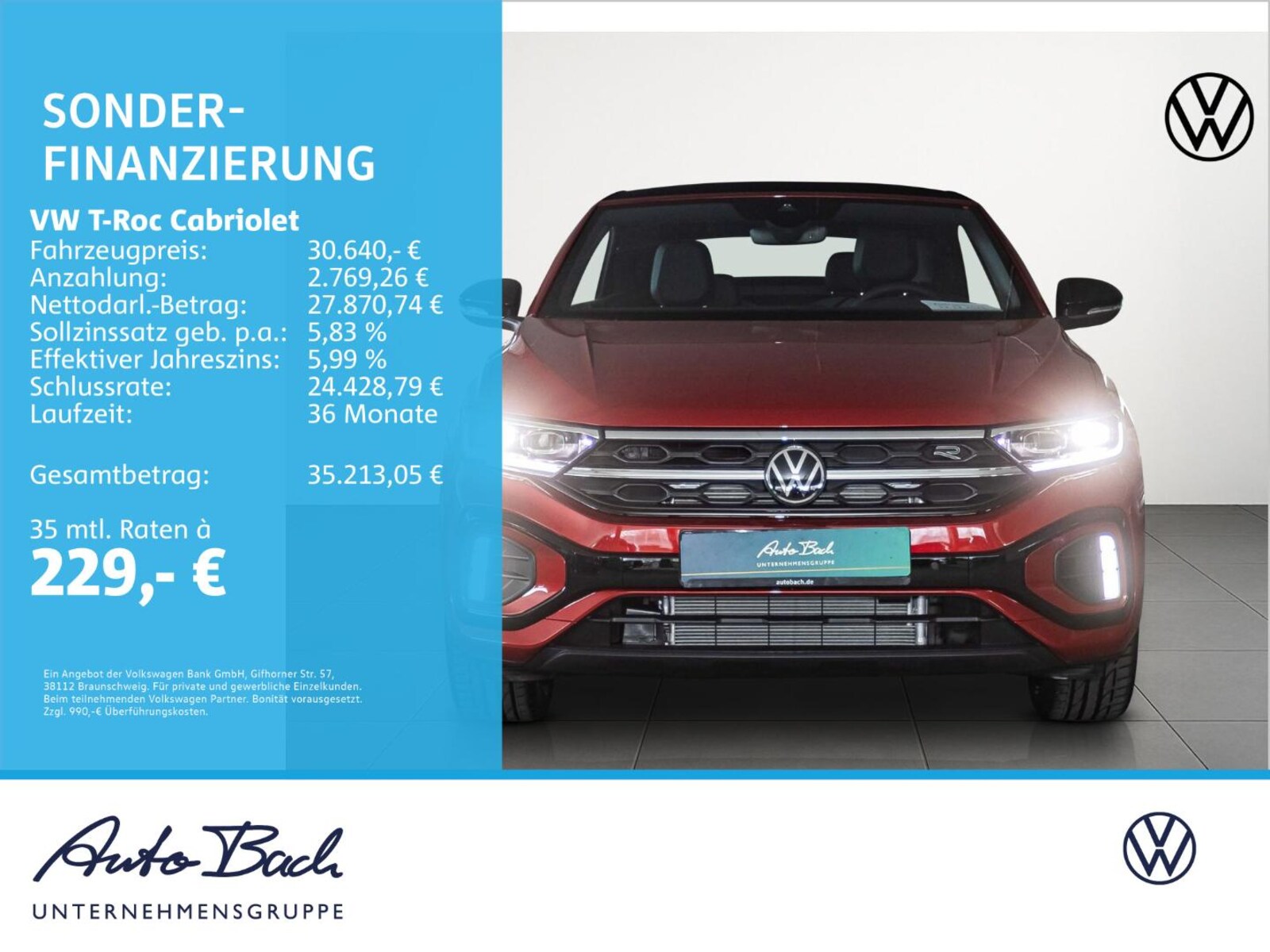 Volkswagen T-Roc Cabriolet – Bild 2