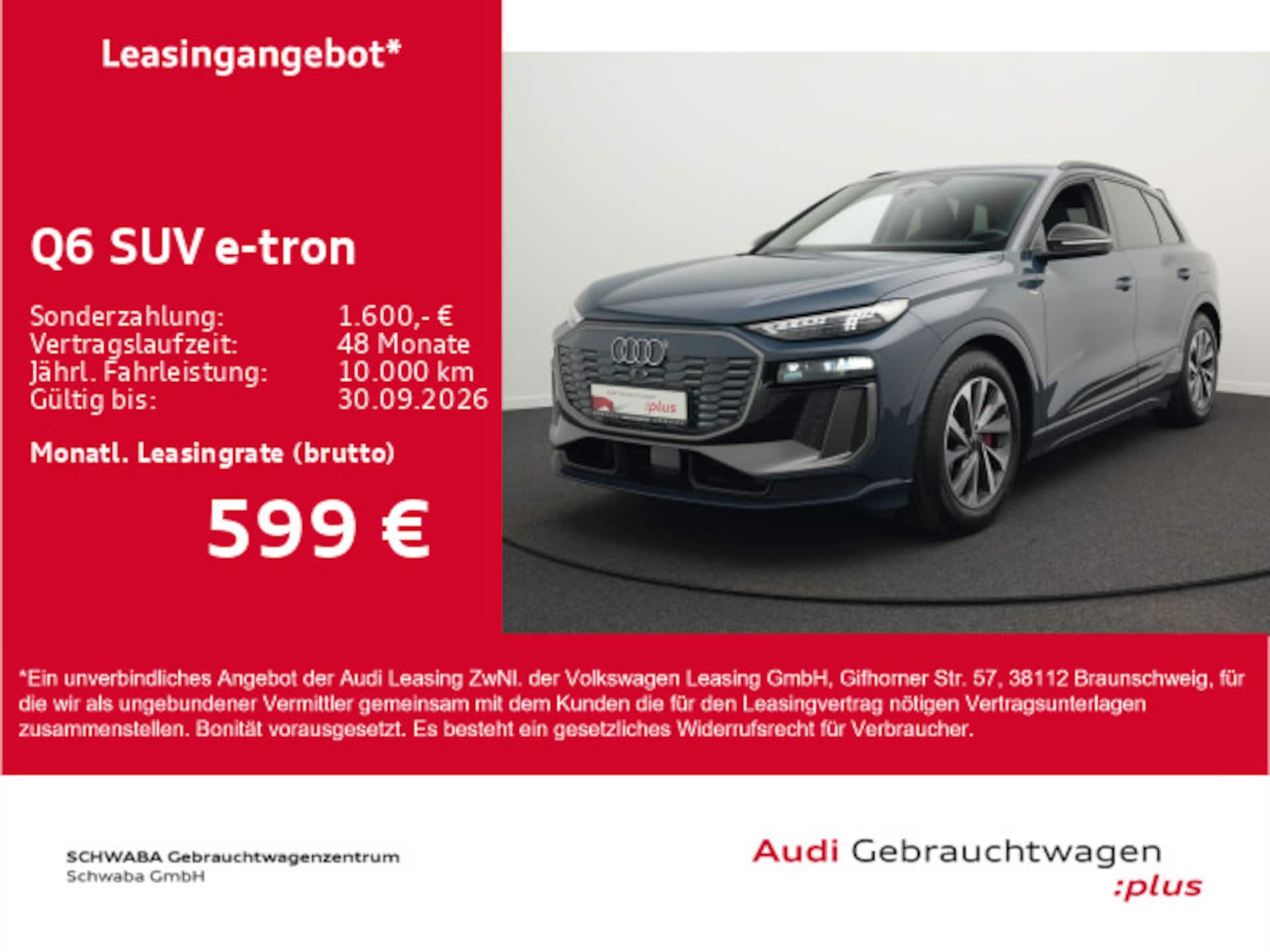 Audi Q6 SUV e-tron