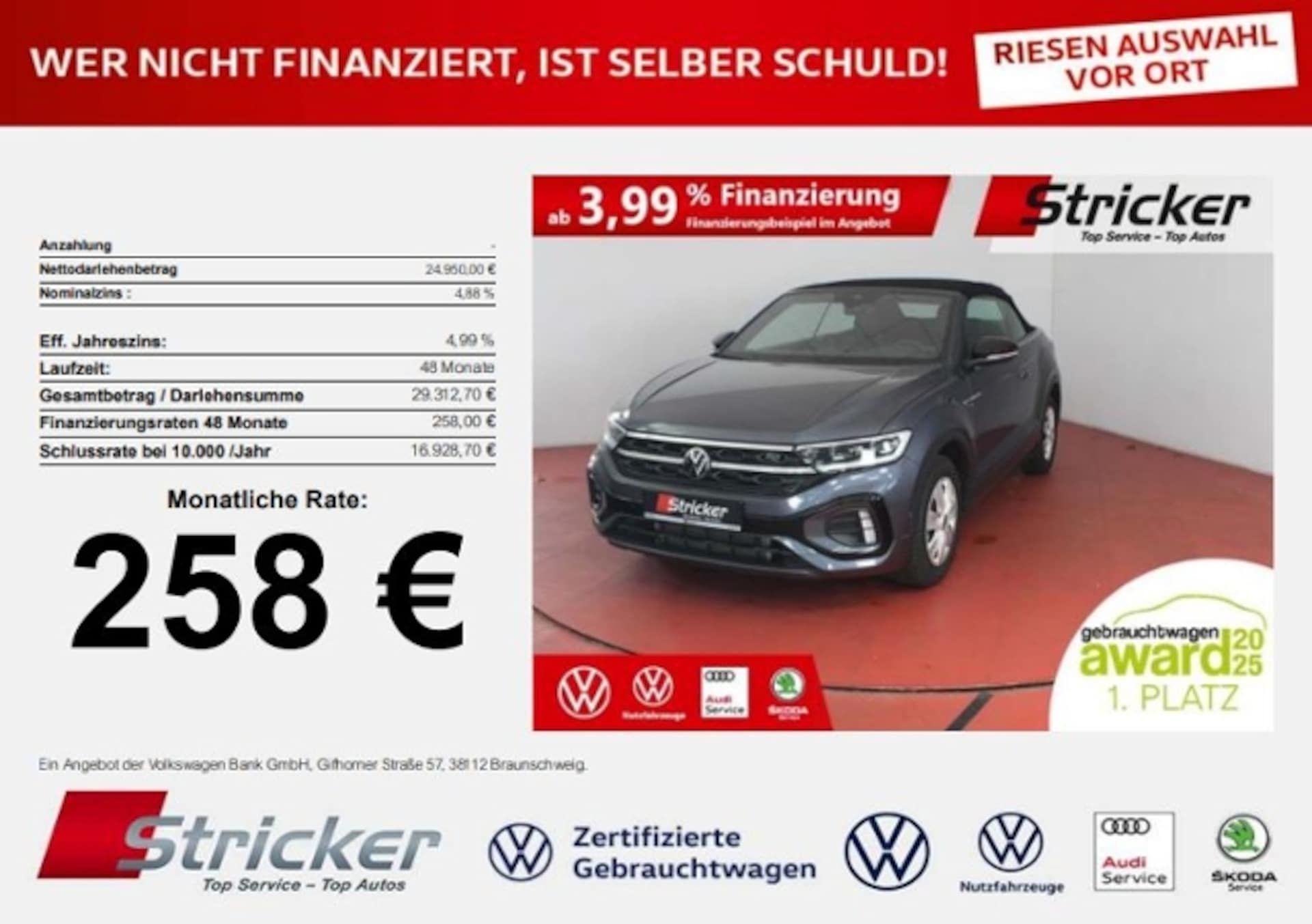 Volkswagen T-Roc Cabriolet 2023