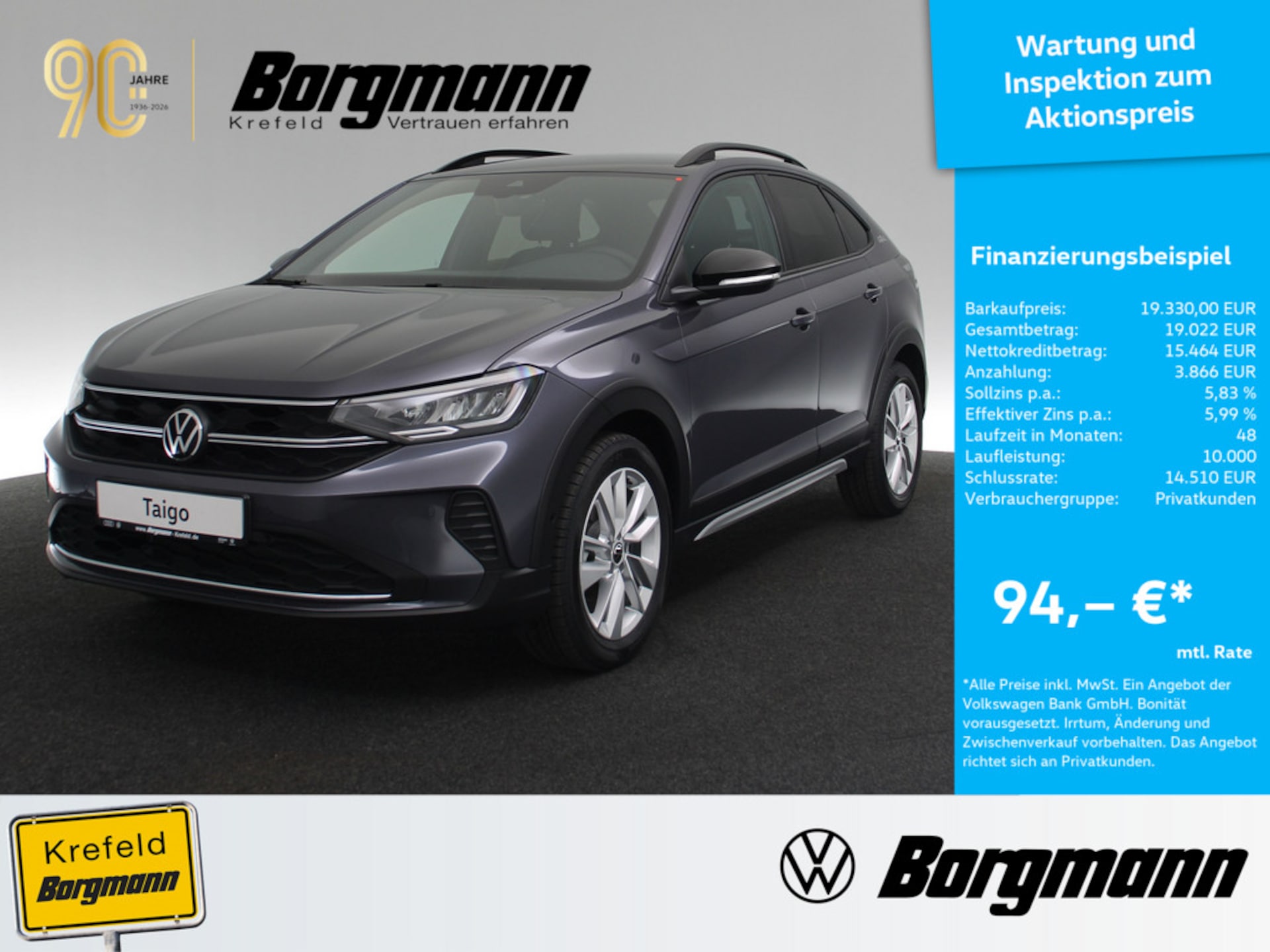 Volkswagen Taigo — Volkswagen Taigo Taigo 1.0 TSI Goal ACC NAVI SHZ PDC KLIMA