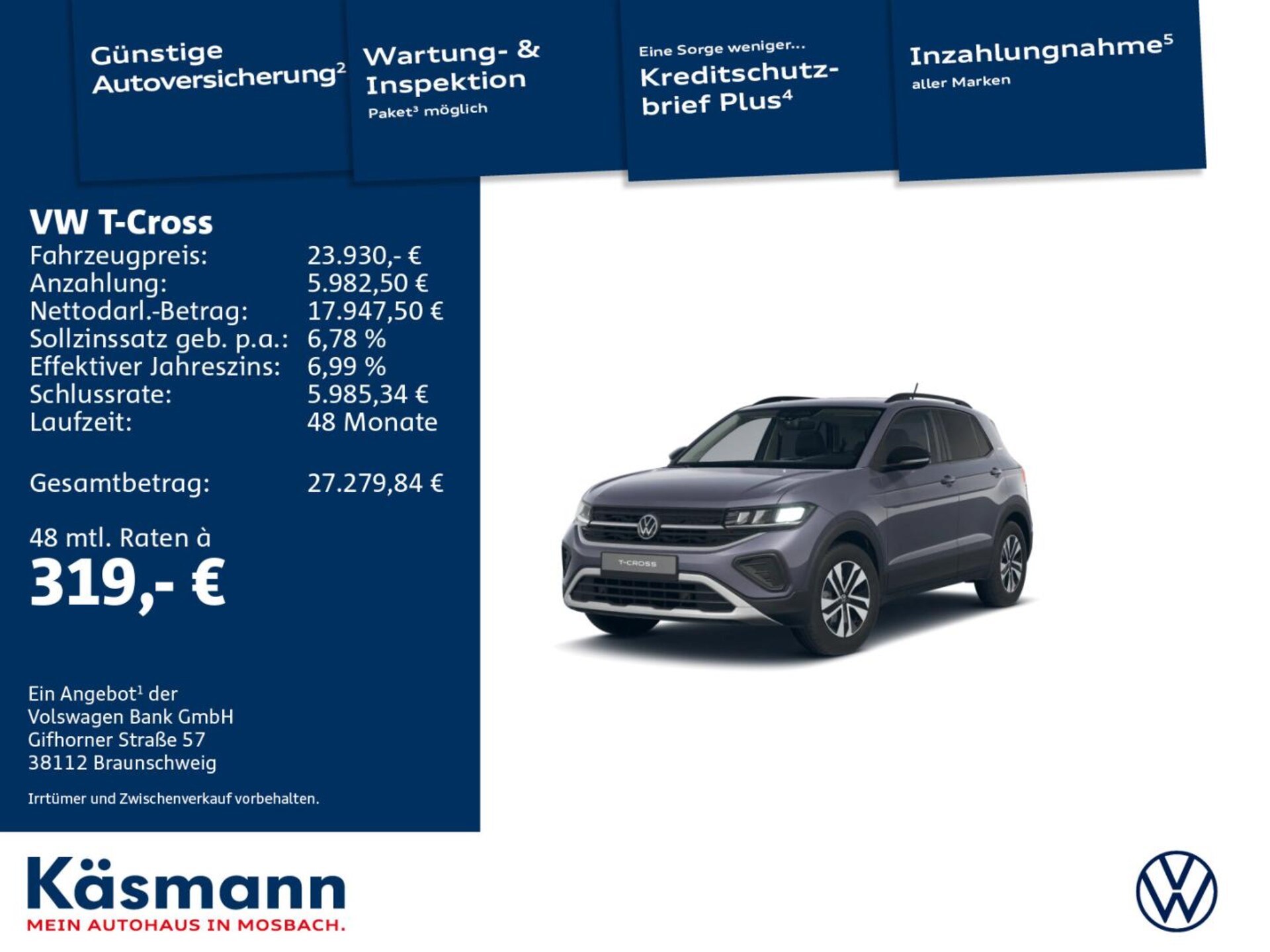 Volkswagen T-Cross Life