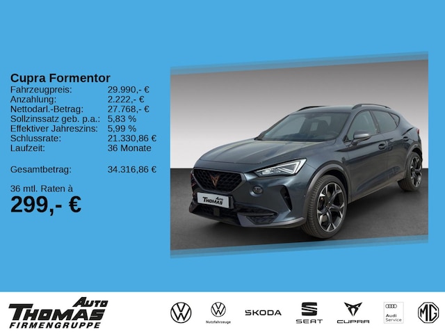 CUPRA Formentor VZ 2.0 TSI 4DRIVE DSG LED+NAVI+ACC (BN28549)