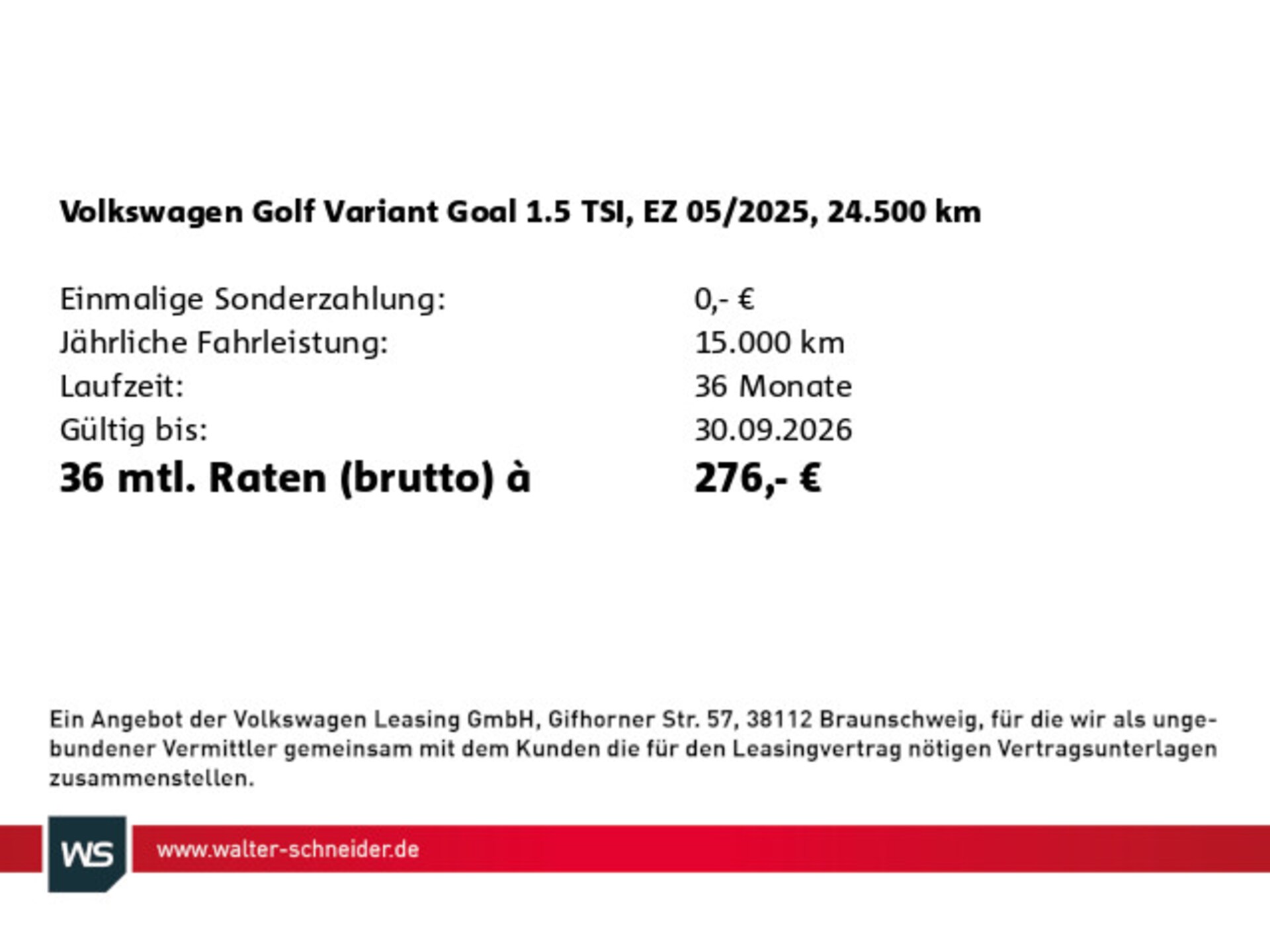 Volkswagen Golf Variant Goal