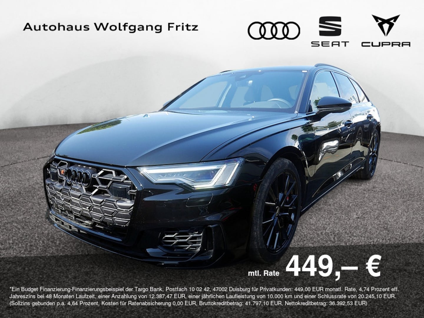 Bild über Audi S6 Avant TDI quattro tiptronic - für weitere Informationen kontaktieren Sie den Audi Partner