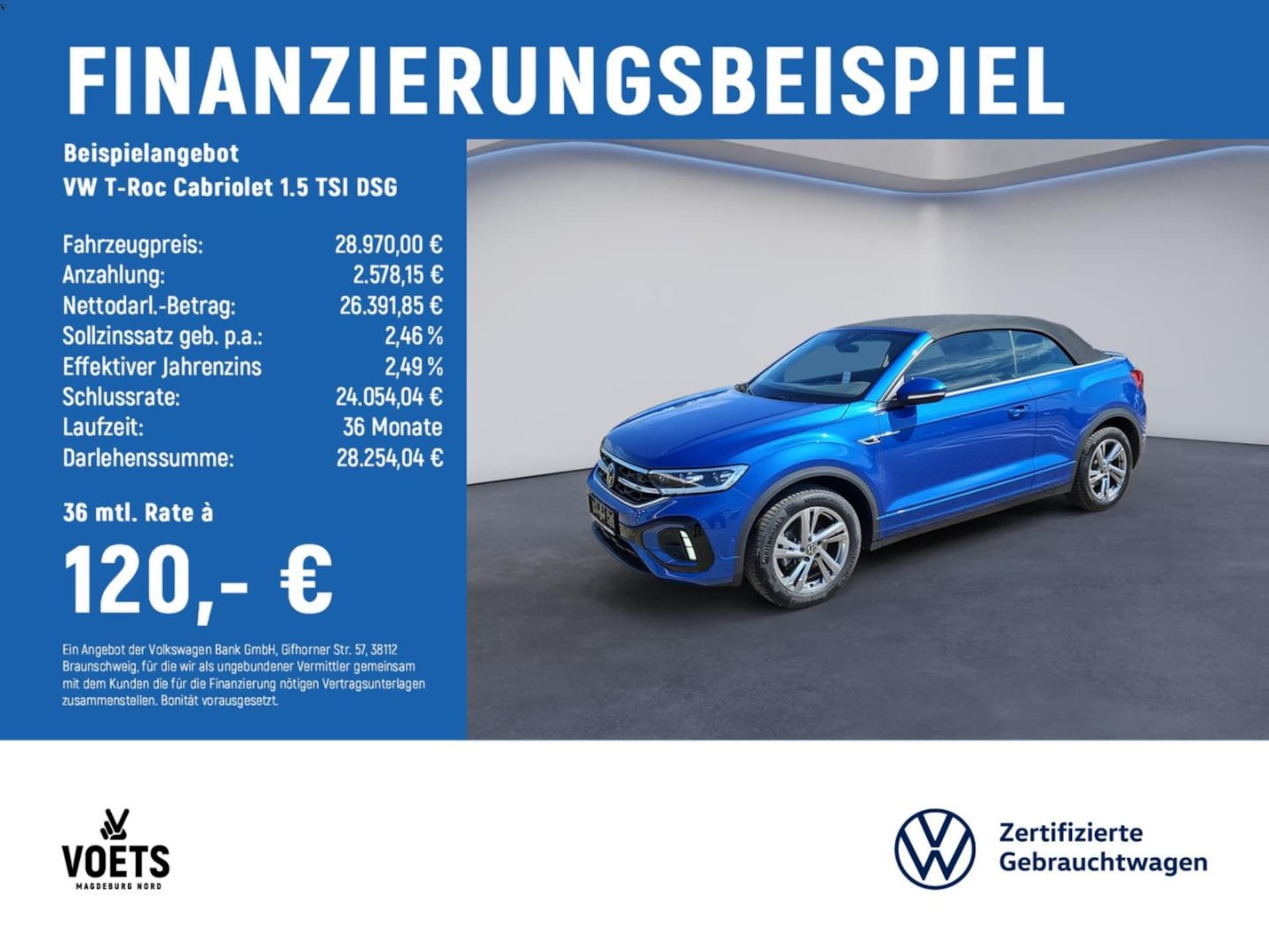 Volkswagen T-Roc Cabriolet R-Line