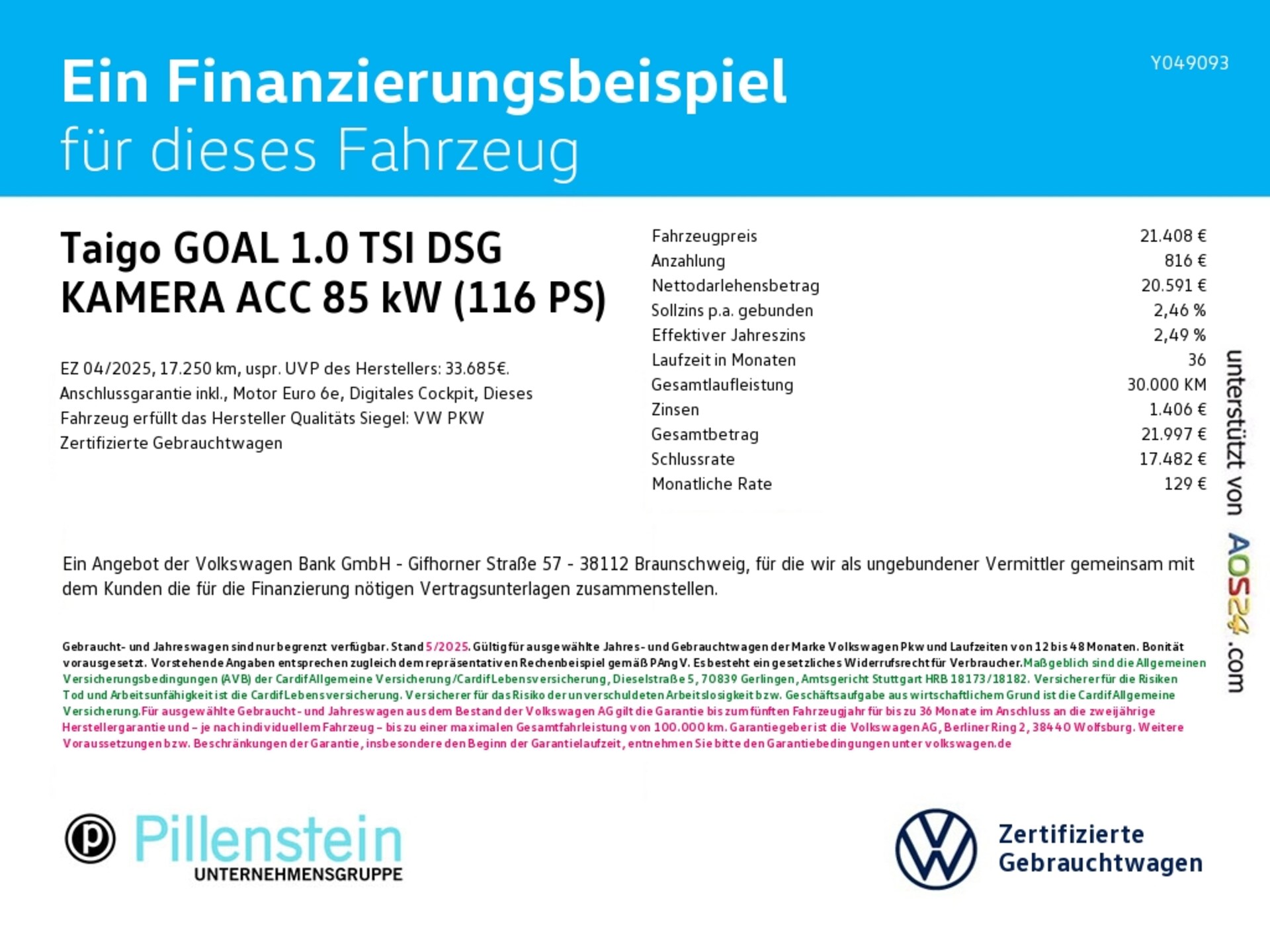 Volkswagen Taigo Goal