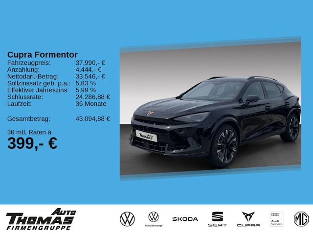 CUPRA Formentor VZ 2.0 TSI DSG+LED+NAVI+ACC+SENNHEISER (BN28465)