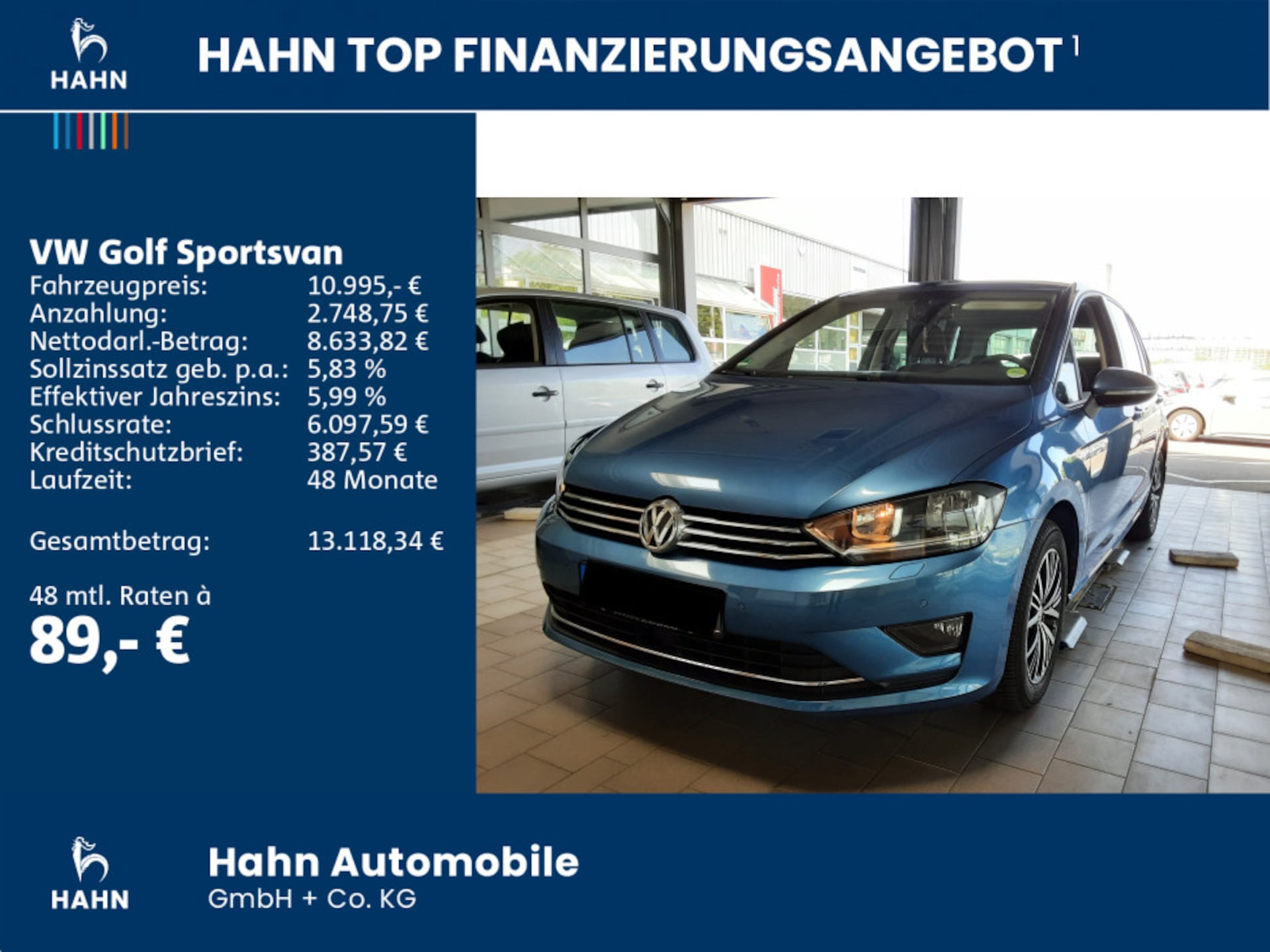 Volkswagen Golf Sportsvan Comfortline