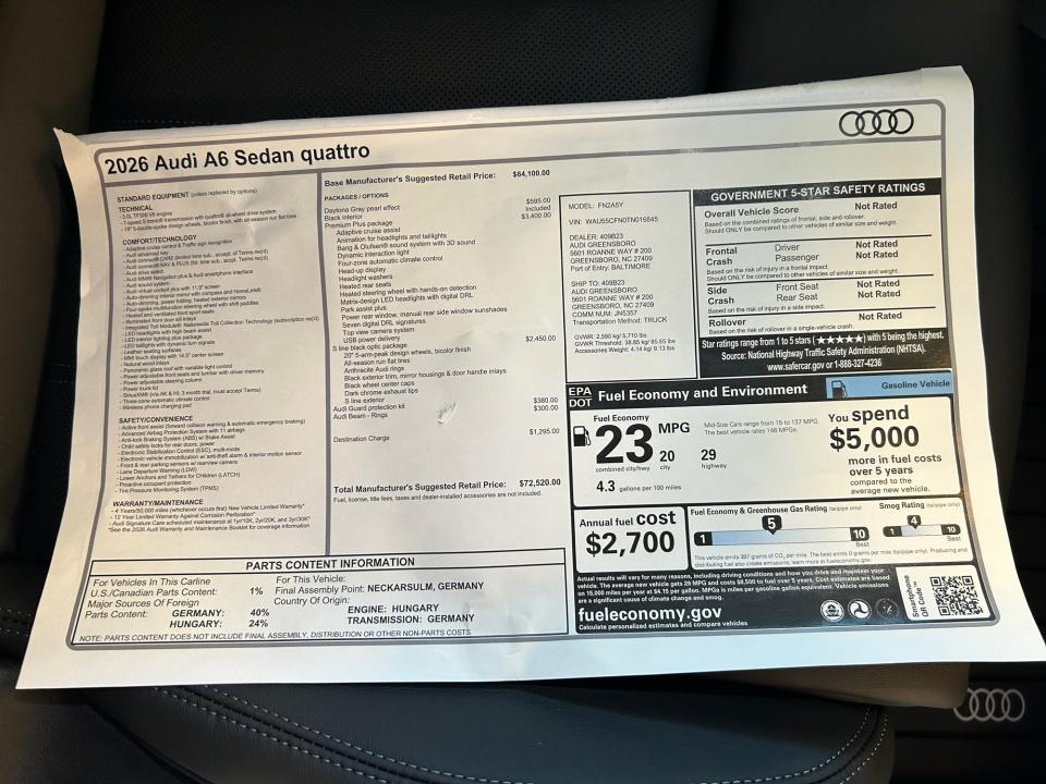 2026 Audi A6 Premium Plus - Photo 33