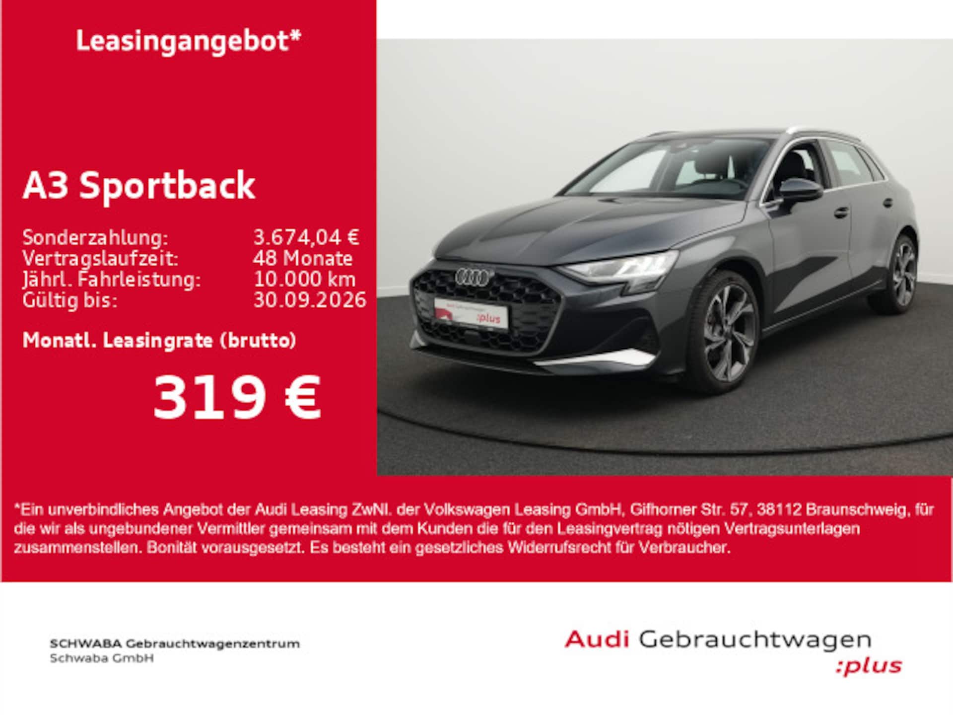 Audi A3 Sportback Advanced