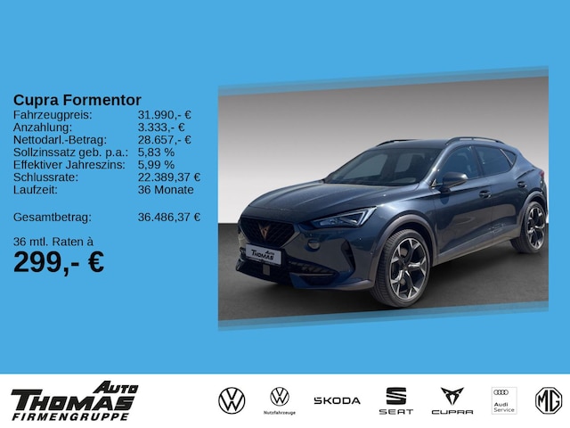 CUPRA Formentor VZ 2.0 TSI 4DRIVE DSG ACC+FULL LINK (BN28392)