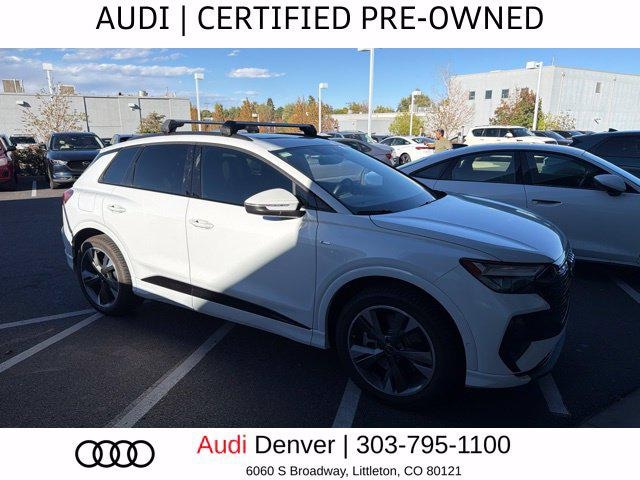 Certified 2024 Audi Q4 e-tron Premium Plus with VIN WA1LUBFZ1RP042677 for sale in Littleton, CO