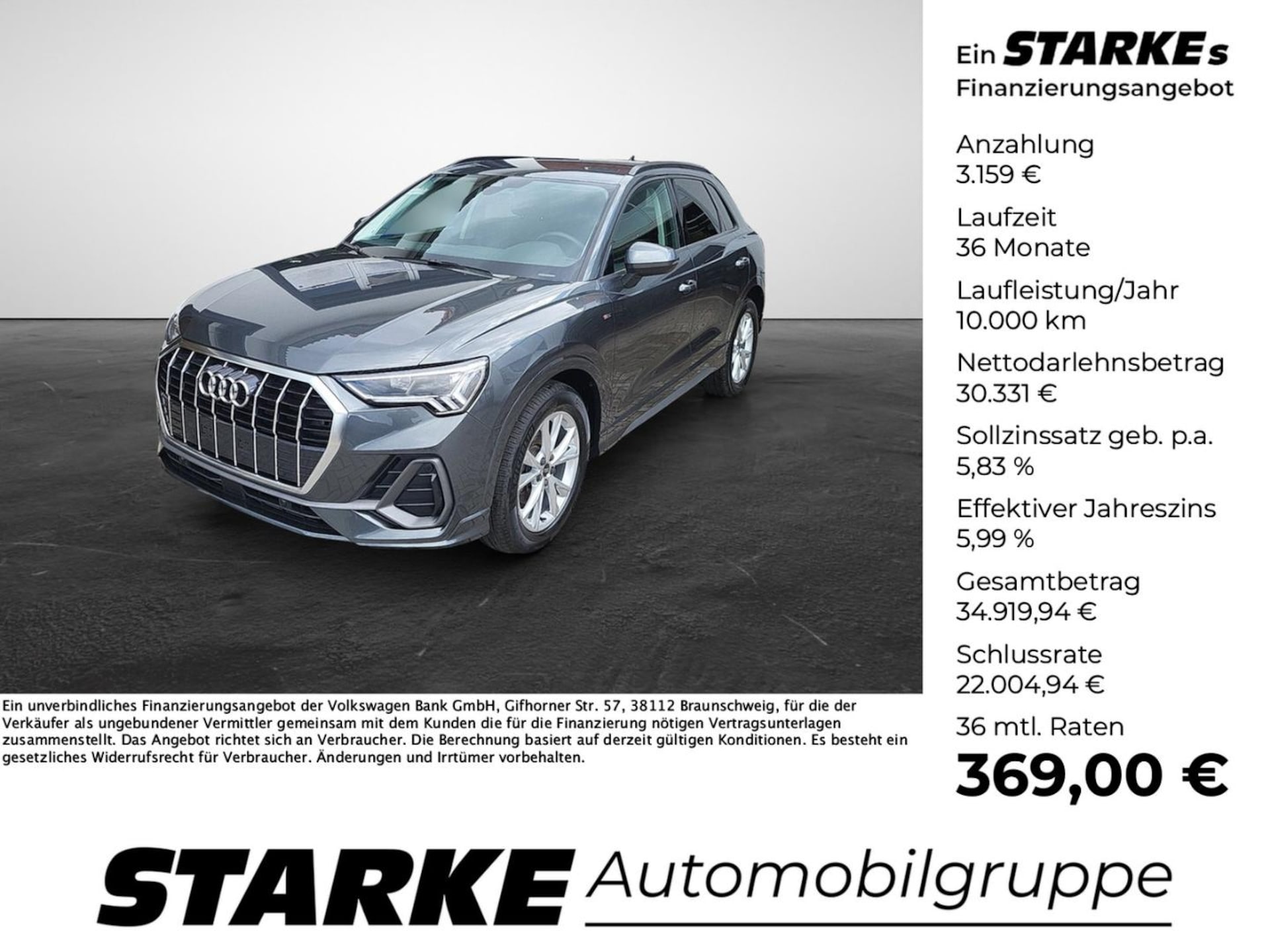 Audi Q3 SUV S line