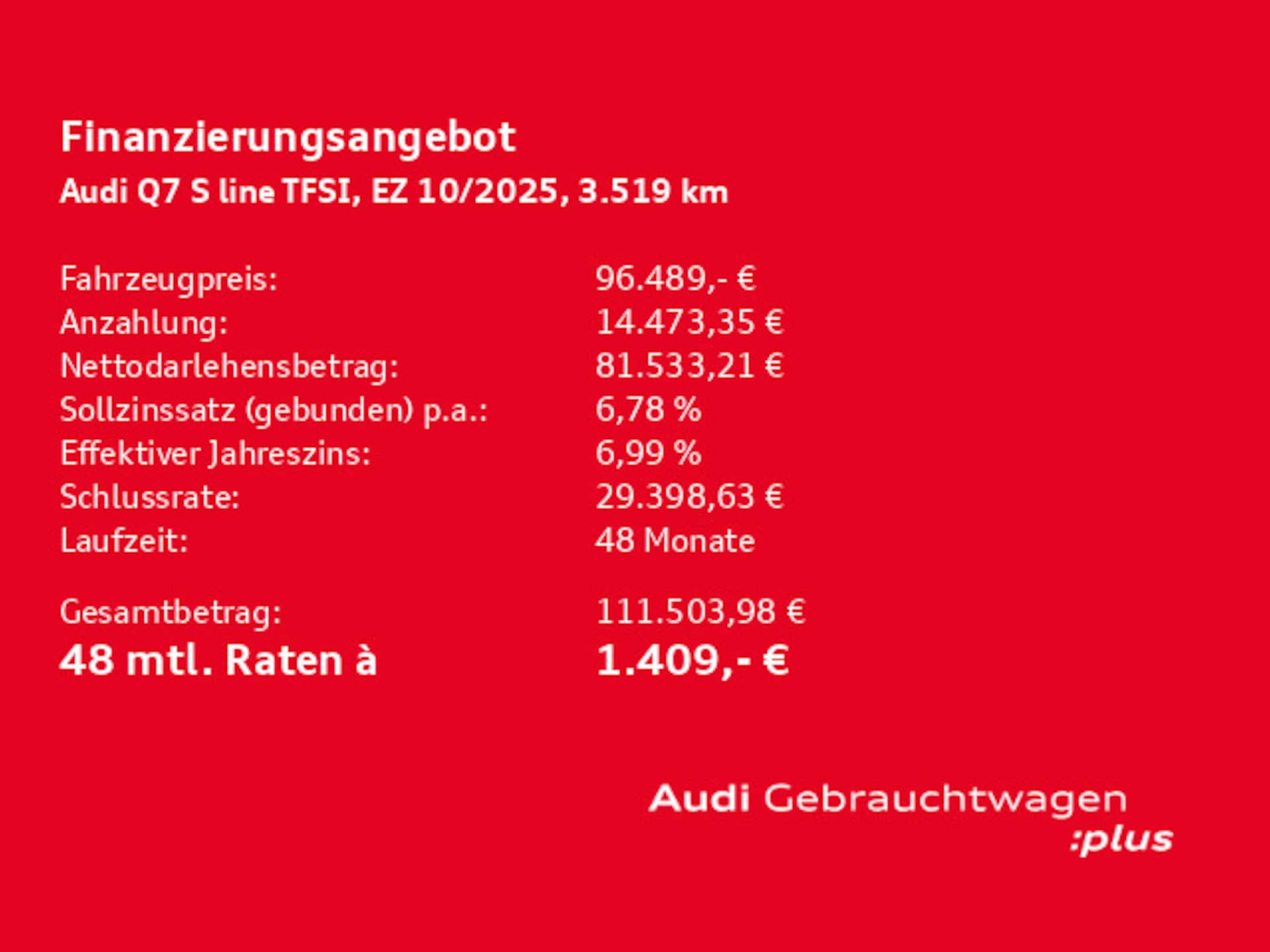 Audi Q7 SUV TFSI e S line