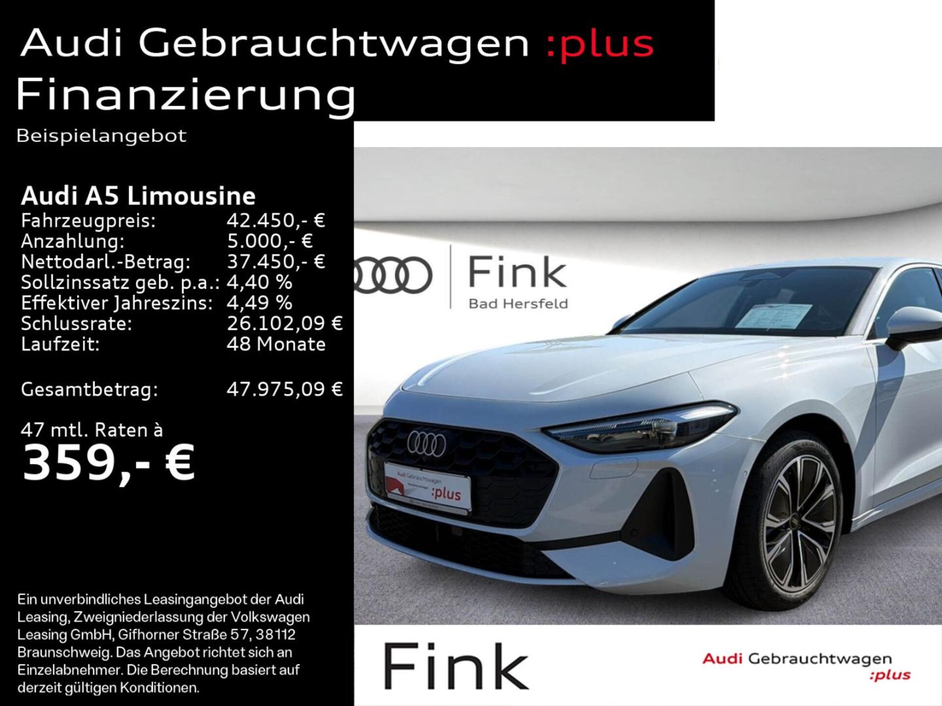 Audi A5 Limousine