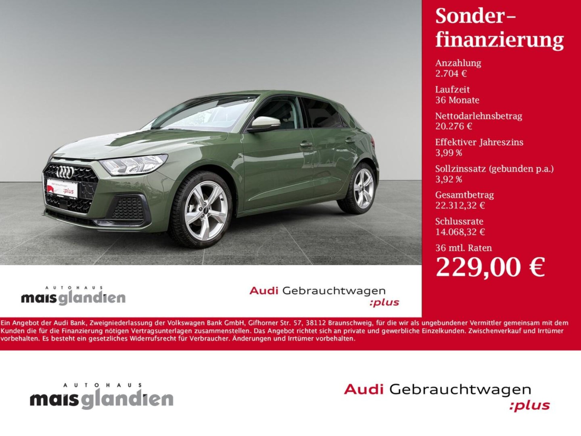 Audi A1 Sportback Advanced