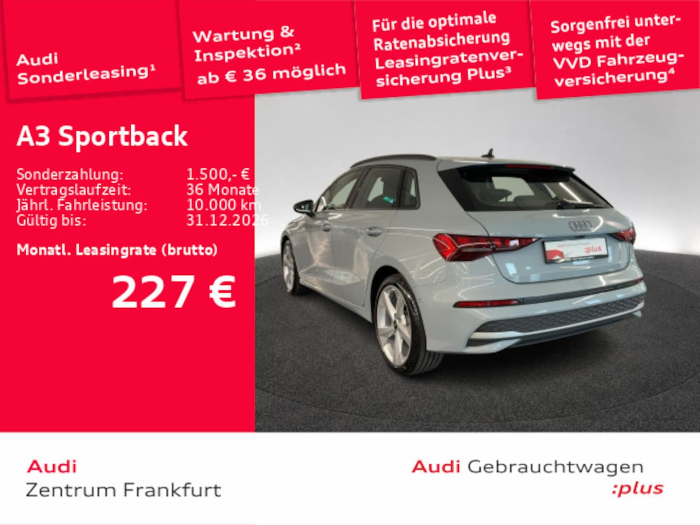 Bild über Audi A3 Sportback TDI Schaltgetriebe - für weitere Informationen kontaktieren Sie den Audi Partner