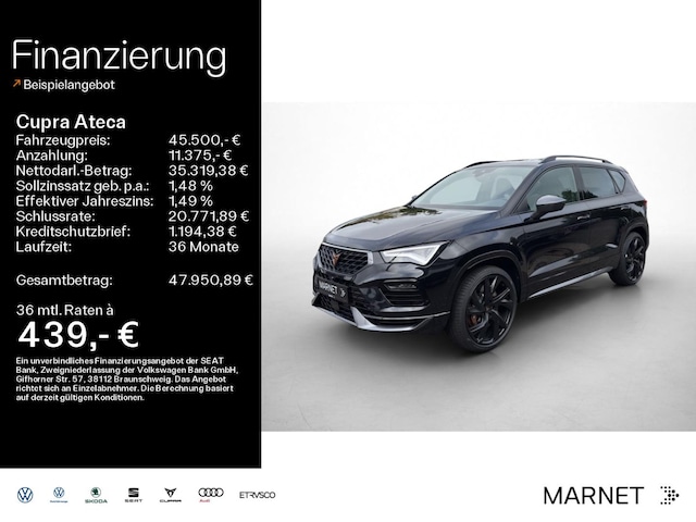 CUPRA Ateca VZ Tribe Edition 300 PS *DSG*4Drive*BREMBO*PANO*AHK* (T6526529MA)