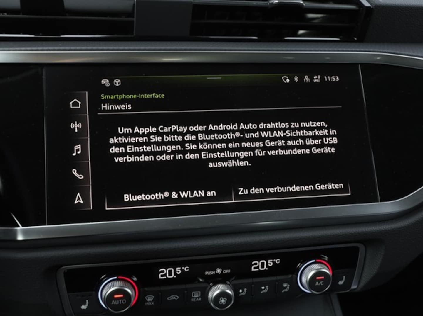 Bild über Audi Q3 TDI 110 kW S tronic - für weitere Informationen kontaktieren Sie den Audi Partner
