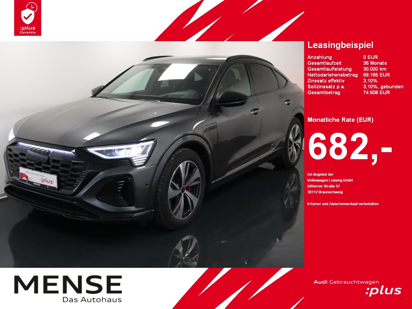 Image about Audi Q8 Sportback e-tron S line 55 e-tron quattro