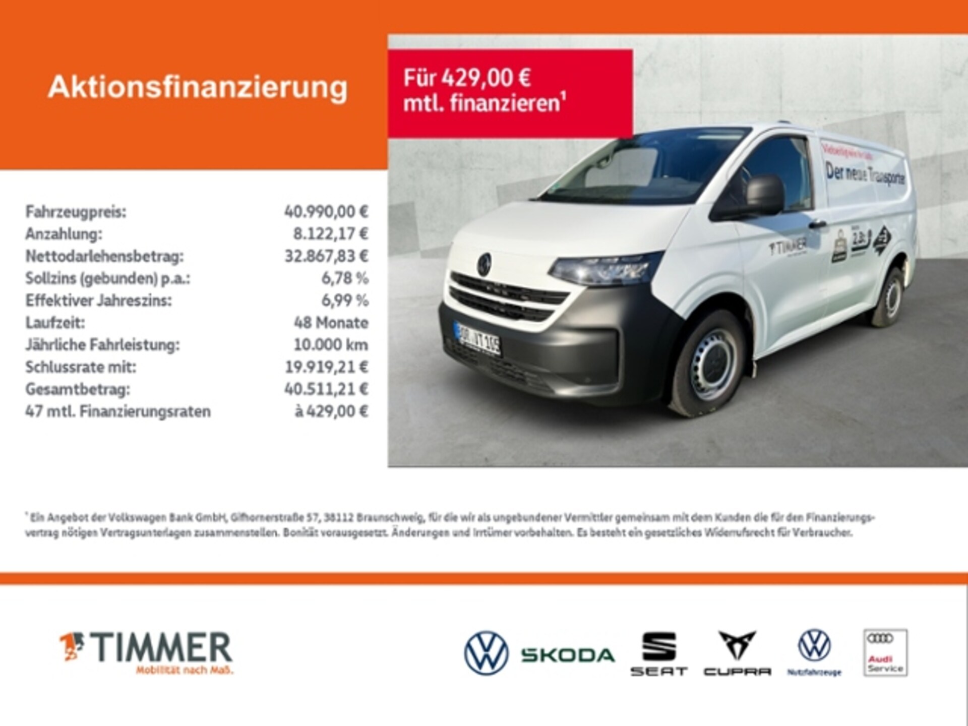 Volkswagen Transporter Kasten kurzer Radstand