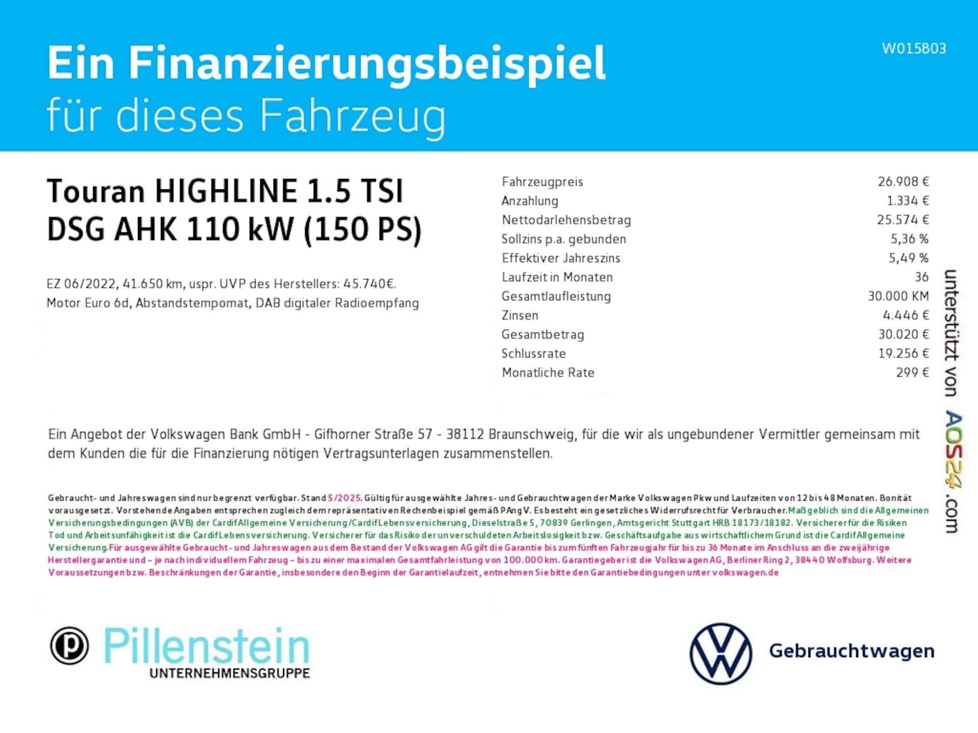 Volkswagen Touran Highline