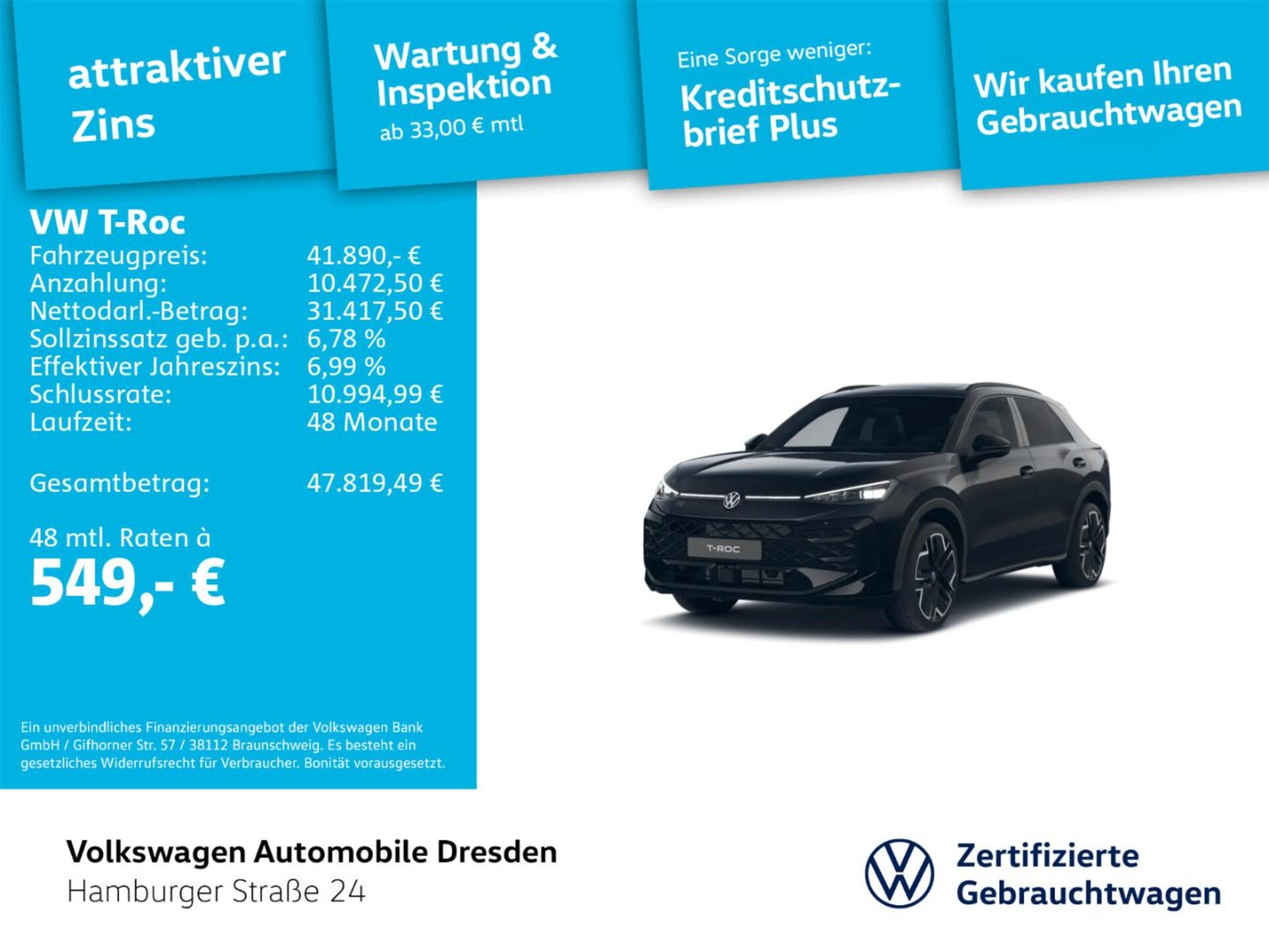 Volkswagen T-Roc R-Line