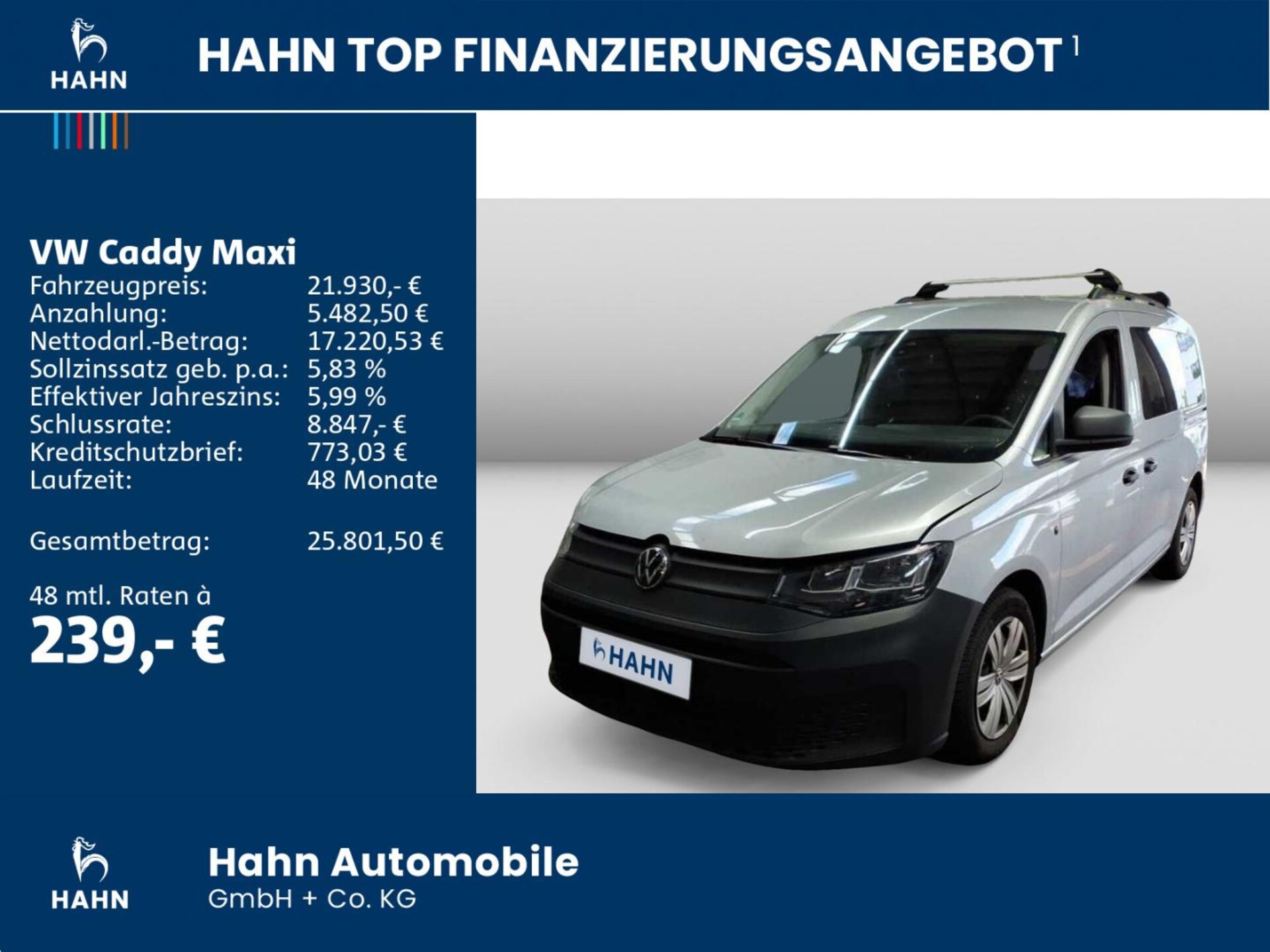 Volkswagen Caddy Maxi Kombi Basis-Modell