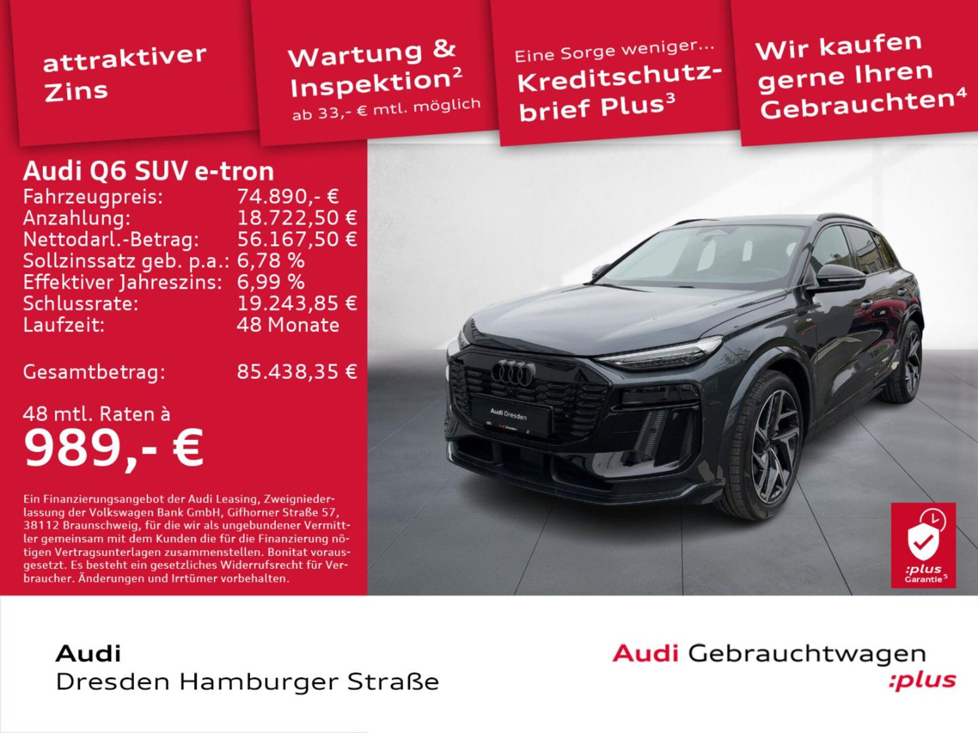Audi Q6 SUV e-tron