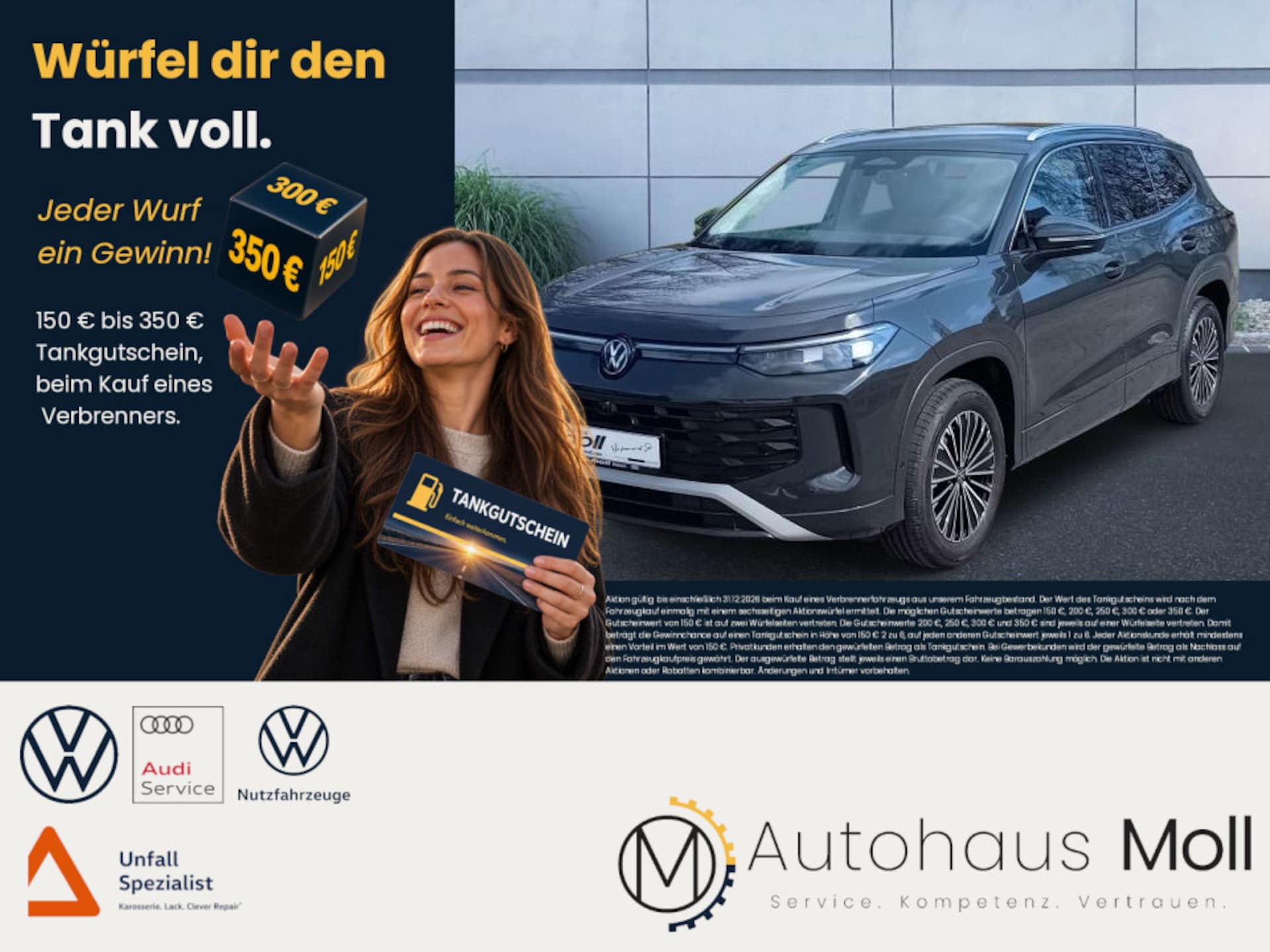 Volkswagen Tayron — Volkswagen Tayron Tayron Life 2.0 TDI AHK, IQ Lights, ACC, Area View, 7-Sitze