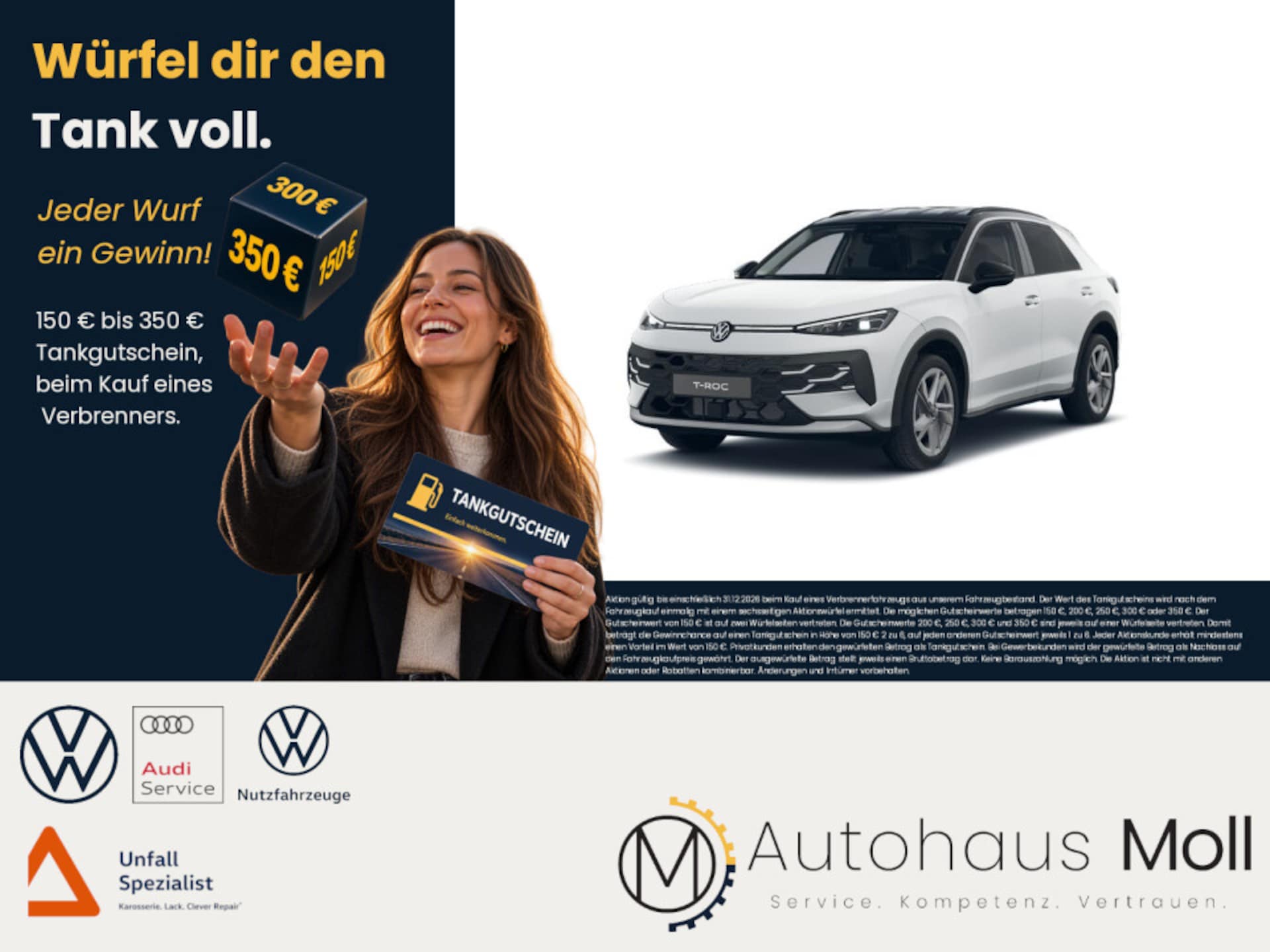 Volkswagen T-Roc — Volkswagen T-Roc T-Roc Life 1.5 l eTSI OPF 110 kW (150 PS ) 7-Gang-Doppelkupplungsgetriebe DSG