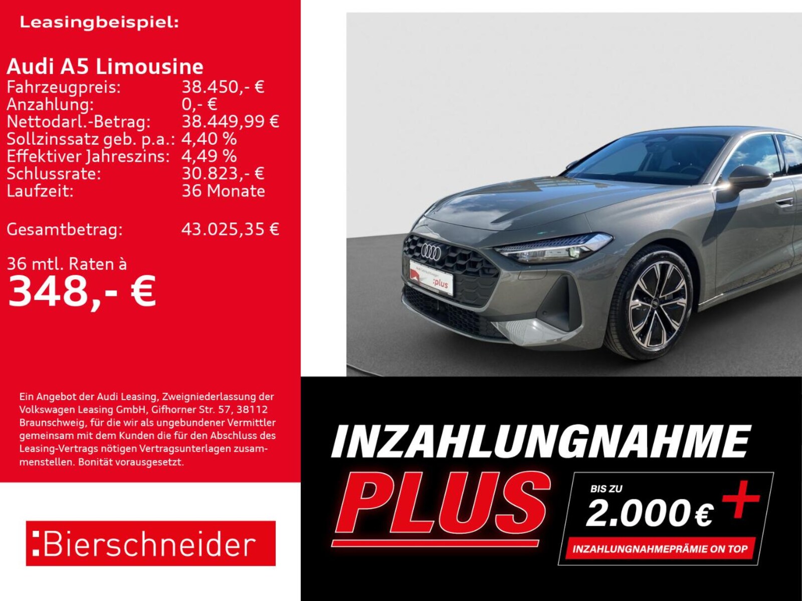 Audi A5 Limousine – Bild 2