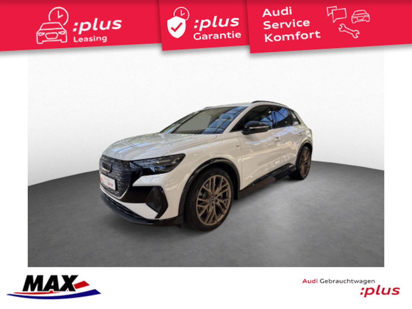 Bild über Audi Q4 e-tron 55 e-tron quattro - für weitere Informationen kontaktieren Sie den Audi Partner
