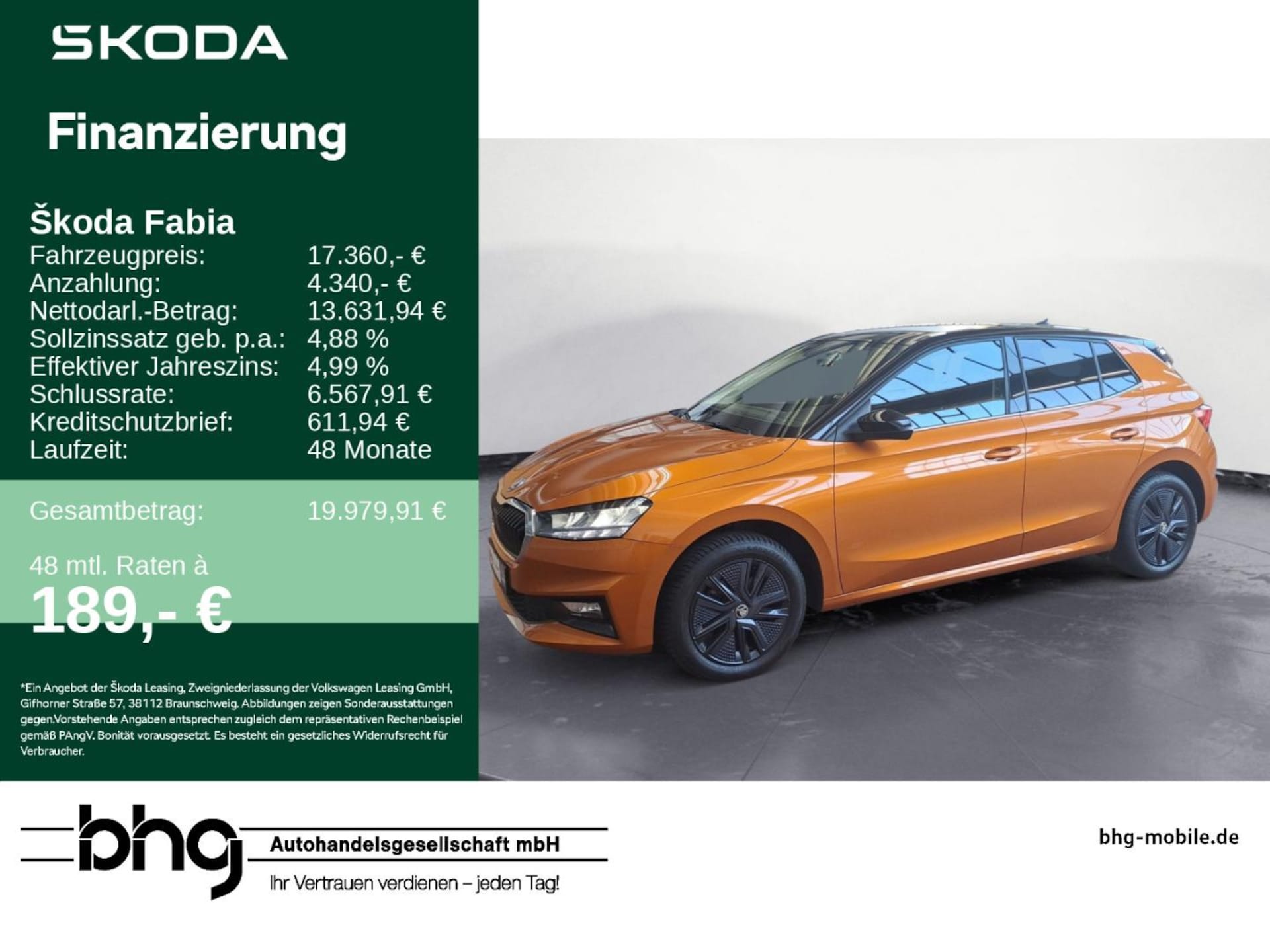 Skoda Fabia Style