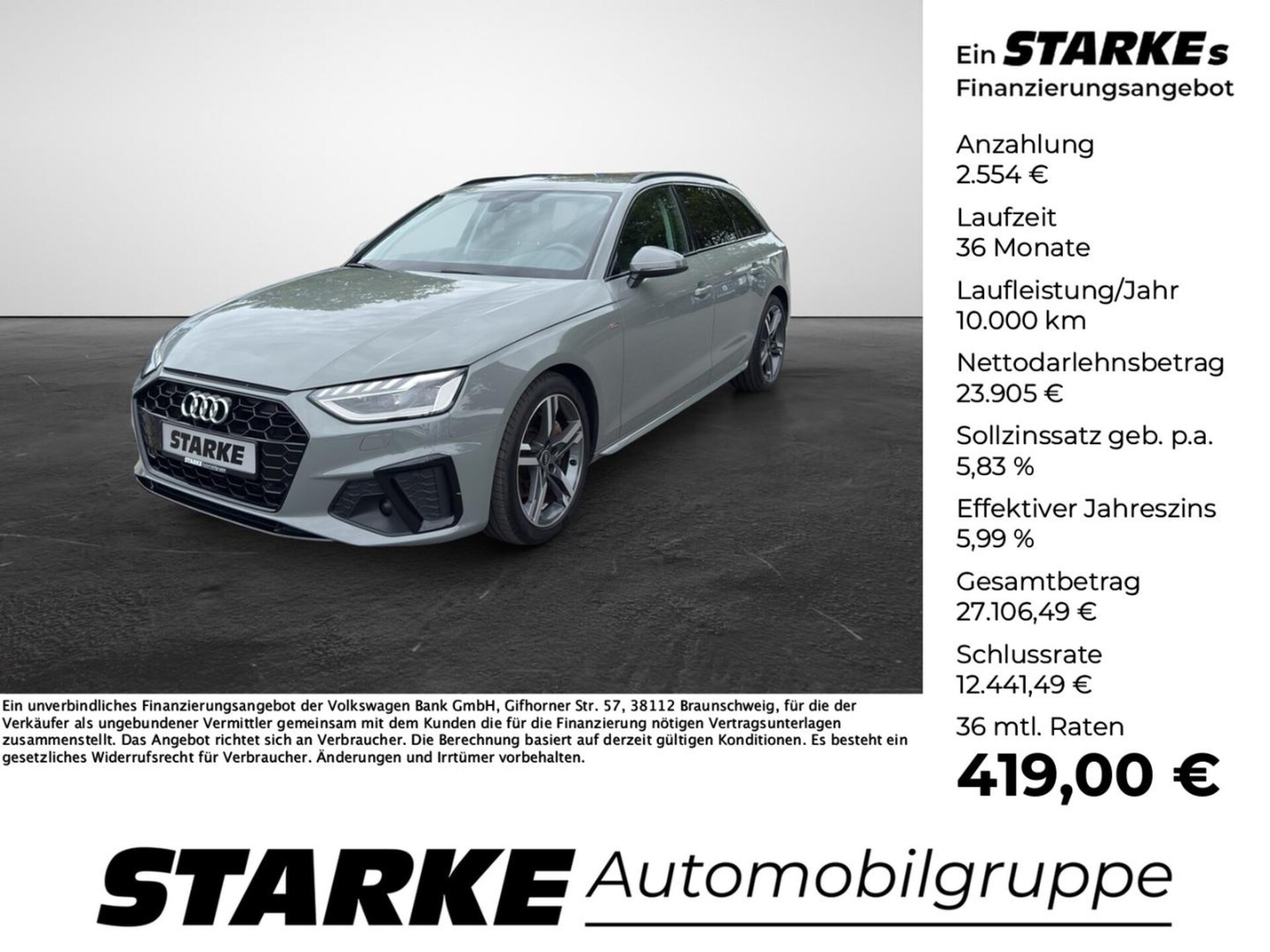 Audi A4 Avant S line