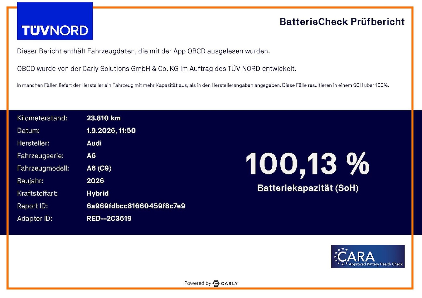 Bild über Audi A6 Avant e-hybrid e-hybrid quattro 220 kW S tronic - für weitere Informationen kontaktieren Sie den Audi Partner
