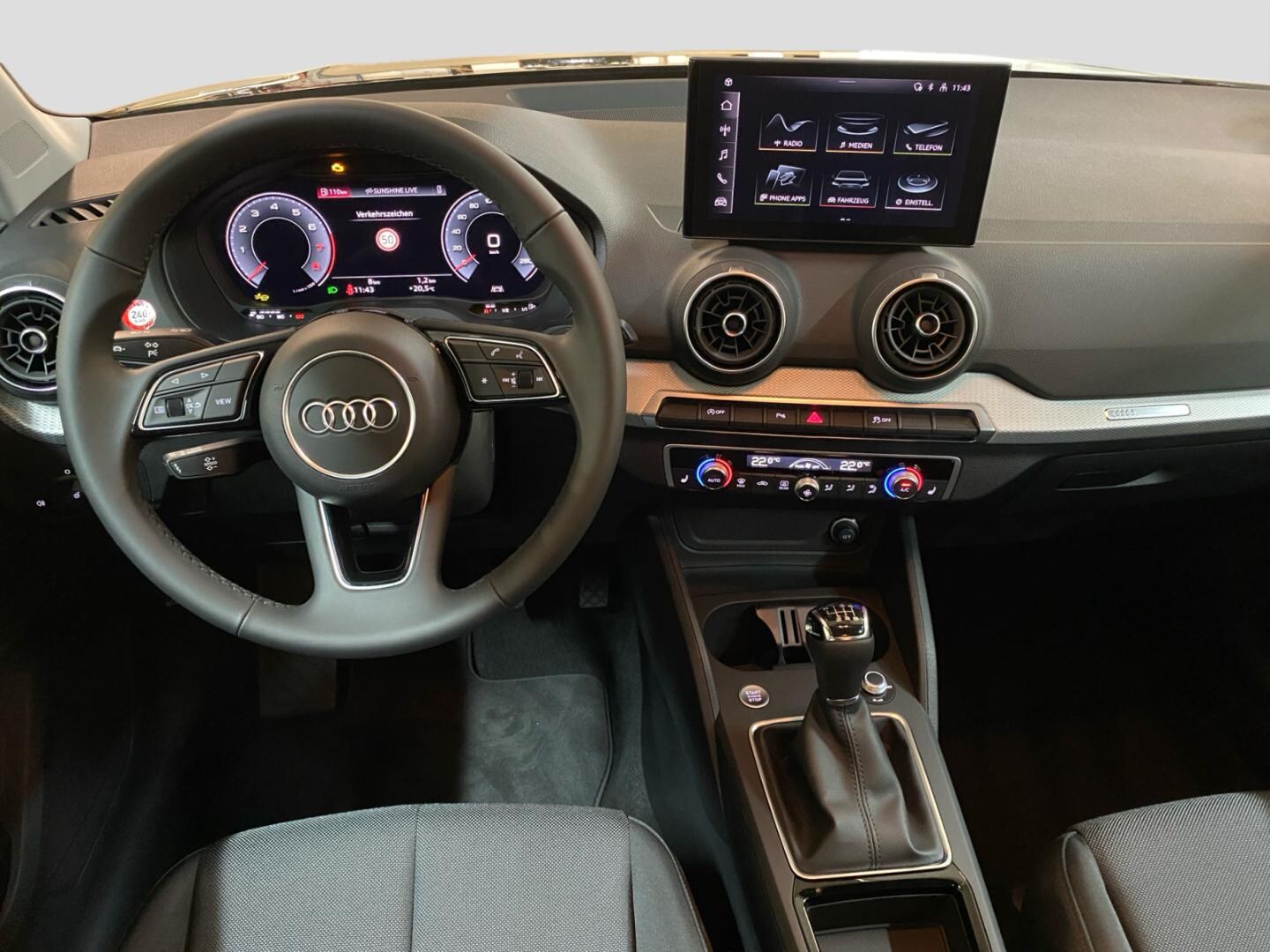 Bild über Audi Q2 30 TFSI Schaltgetriebe - für weitere Informationen kontaktieren Sie den Audi Partner
