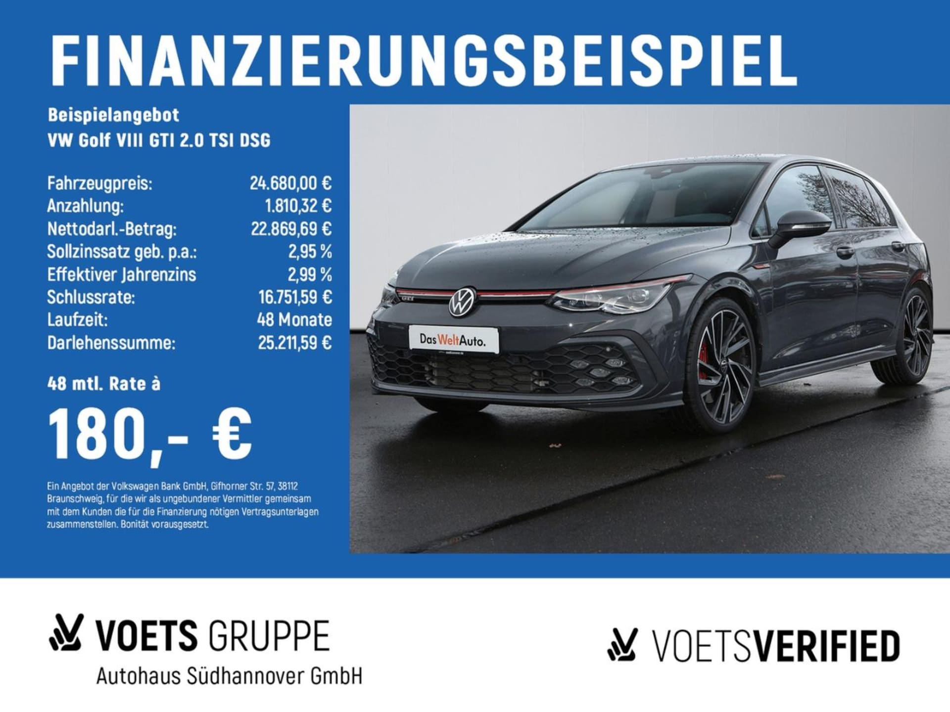 Volkswagen Golf — Volkswagen Golf Golf VIII GTI 2.0 TSI DSG DCC+MATRIX-LED+H&K+ACC
