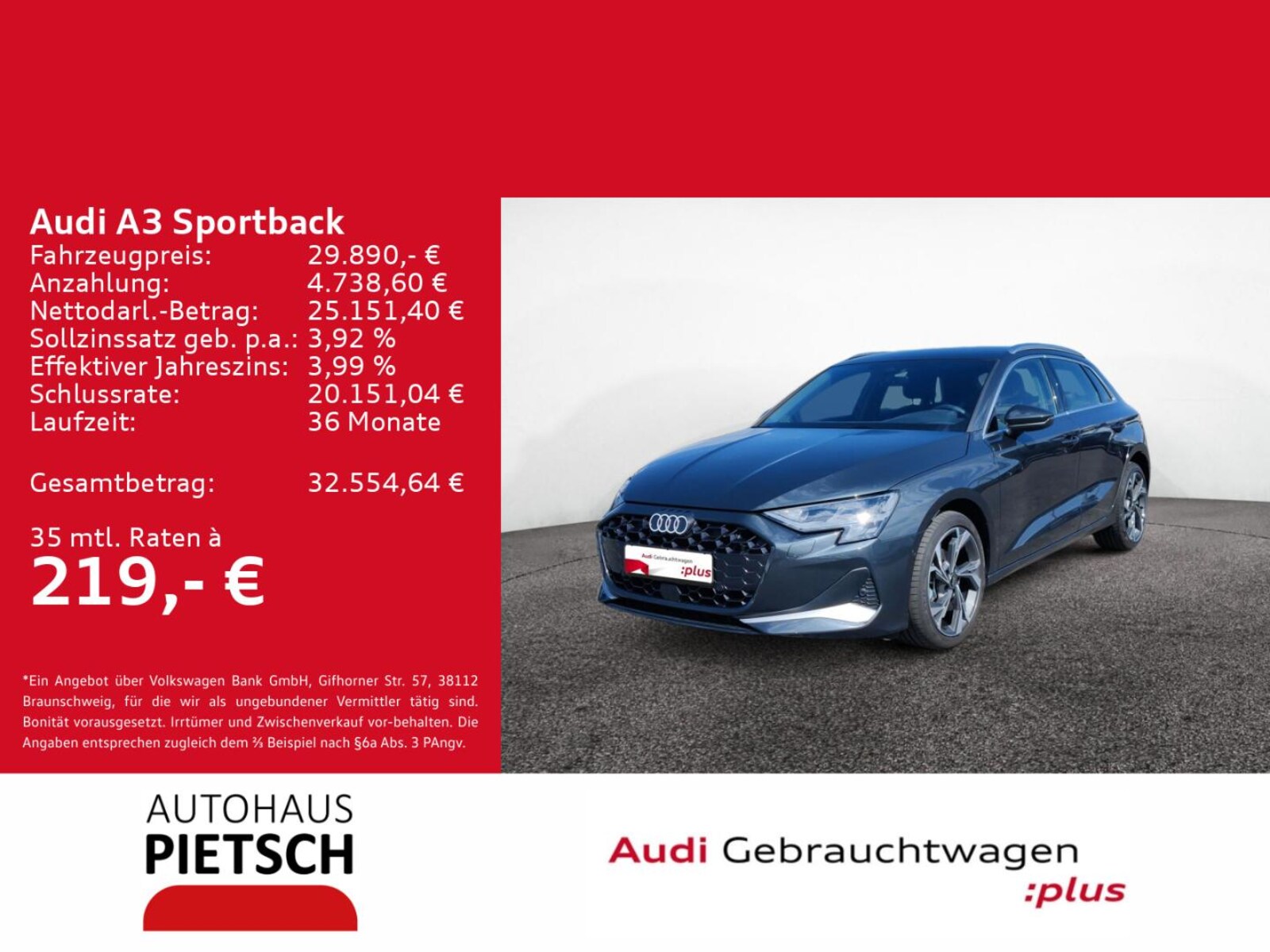 Audi A3 Sportback – Bild 2