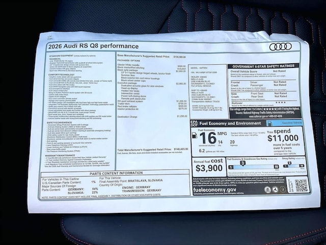 2026 Audi RS Q8 Base - Photo 27