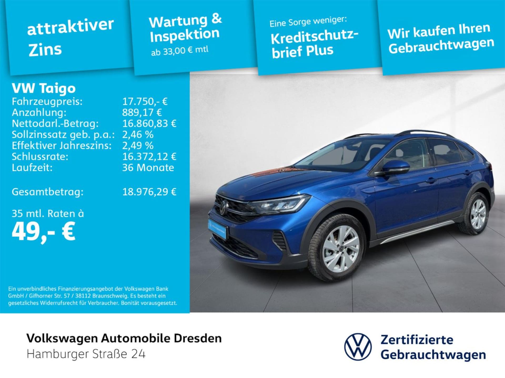 Volkswagen Taigo Life