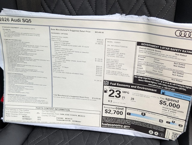 2026 Audi SQ5