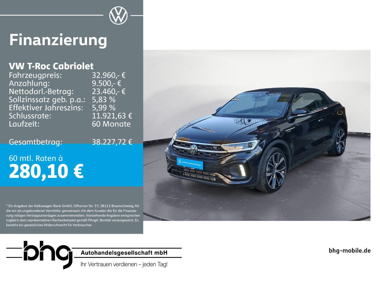 Volkswagen T-Roc Cabriolet