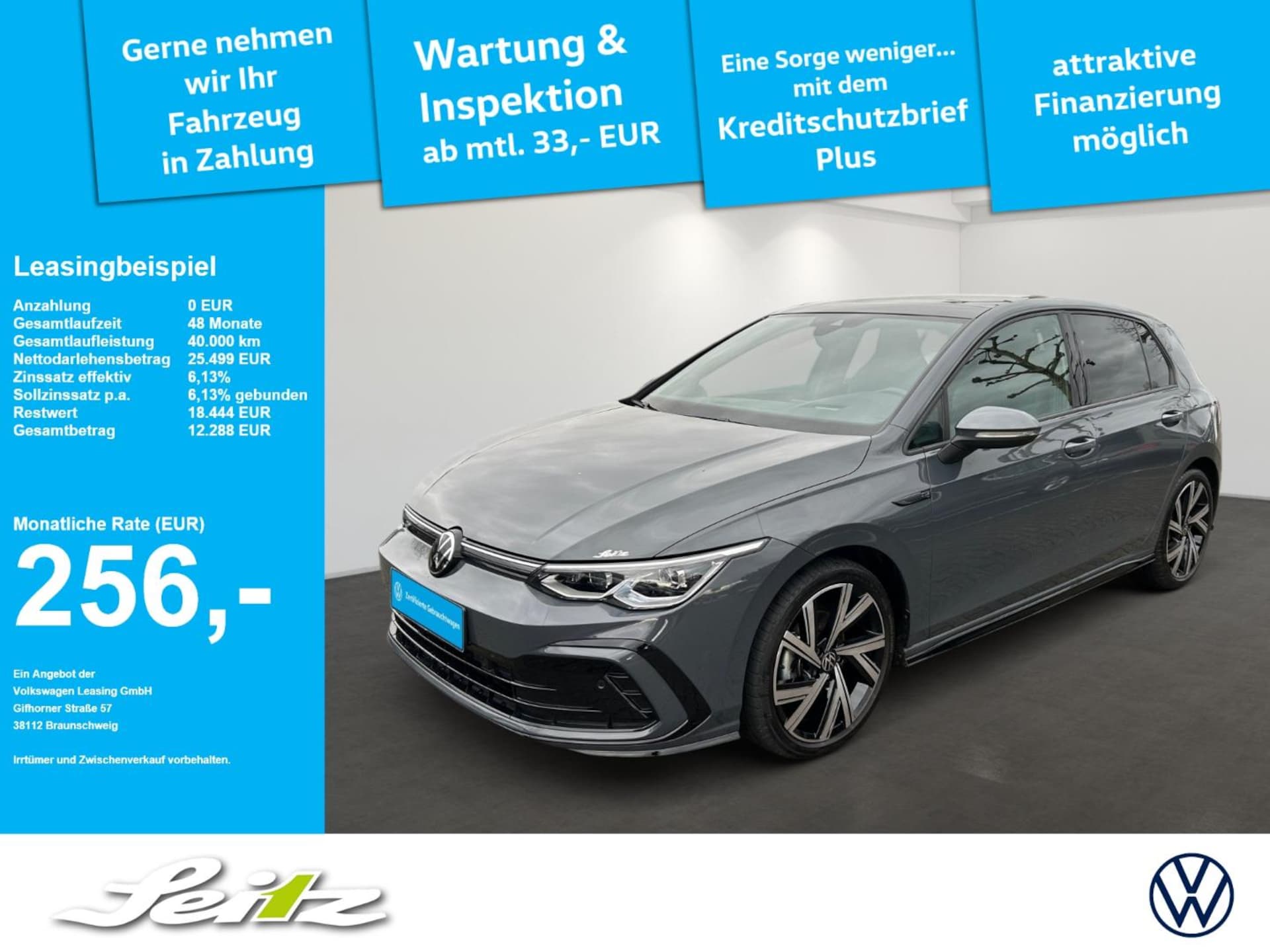 Volkswagen Golf — Volkswagen Golf VIII 2.0 TDI R-Line *HEAD-UP*HARMAN*PANO*MATRIX*
