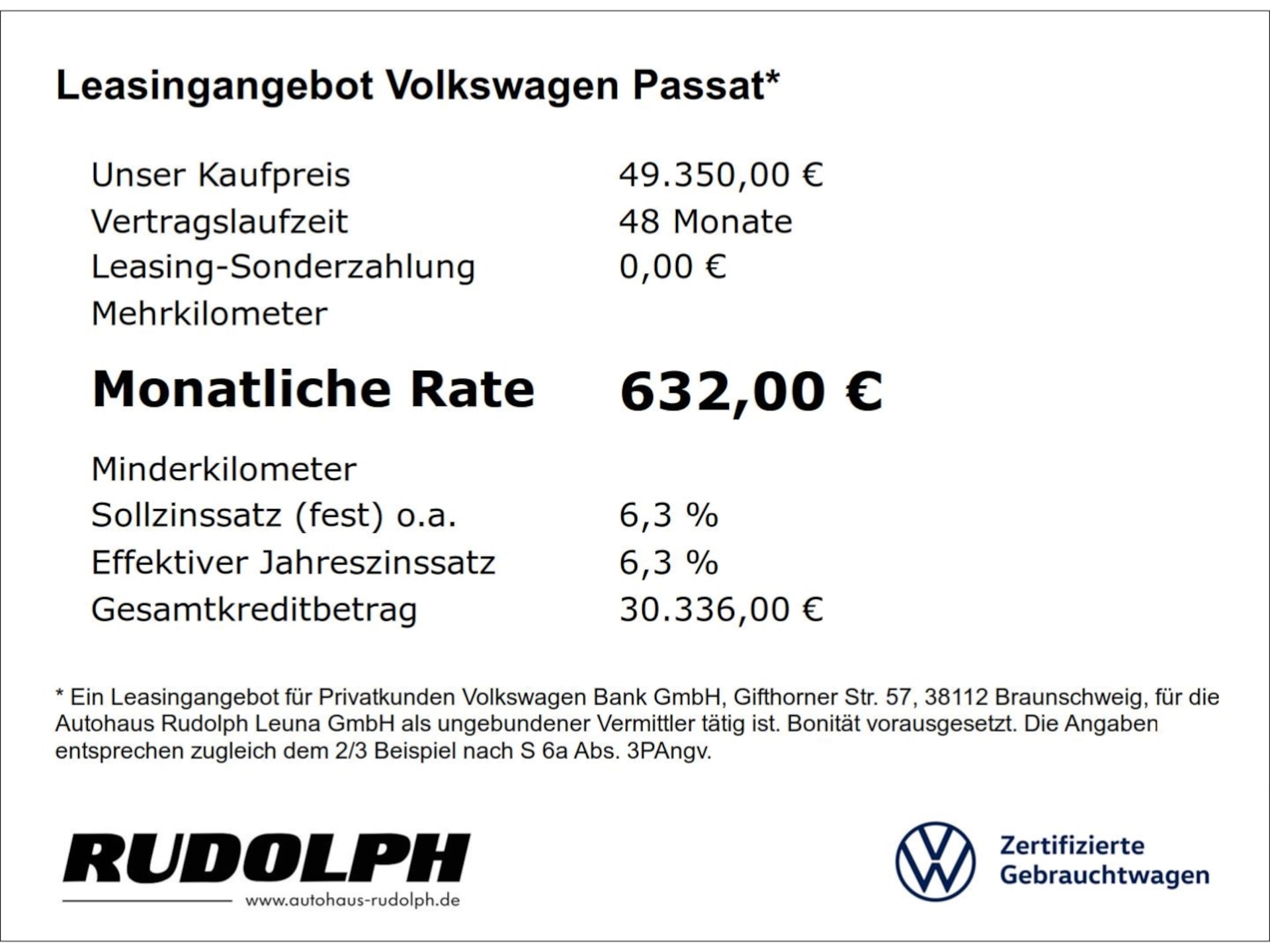 Volkswagen Passat R-Line