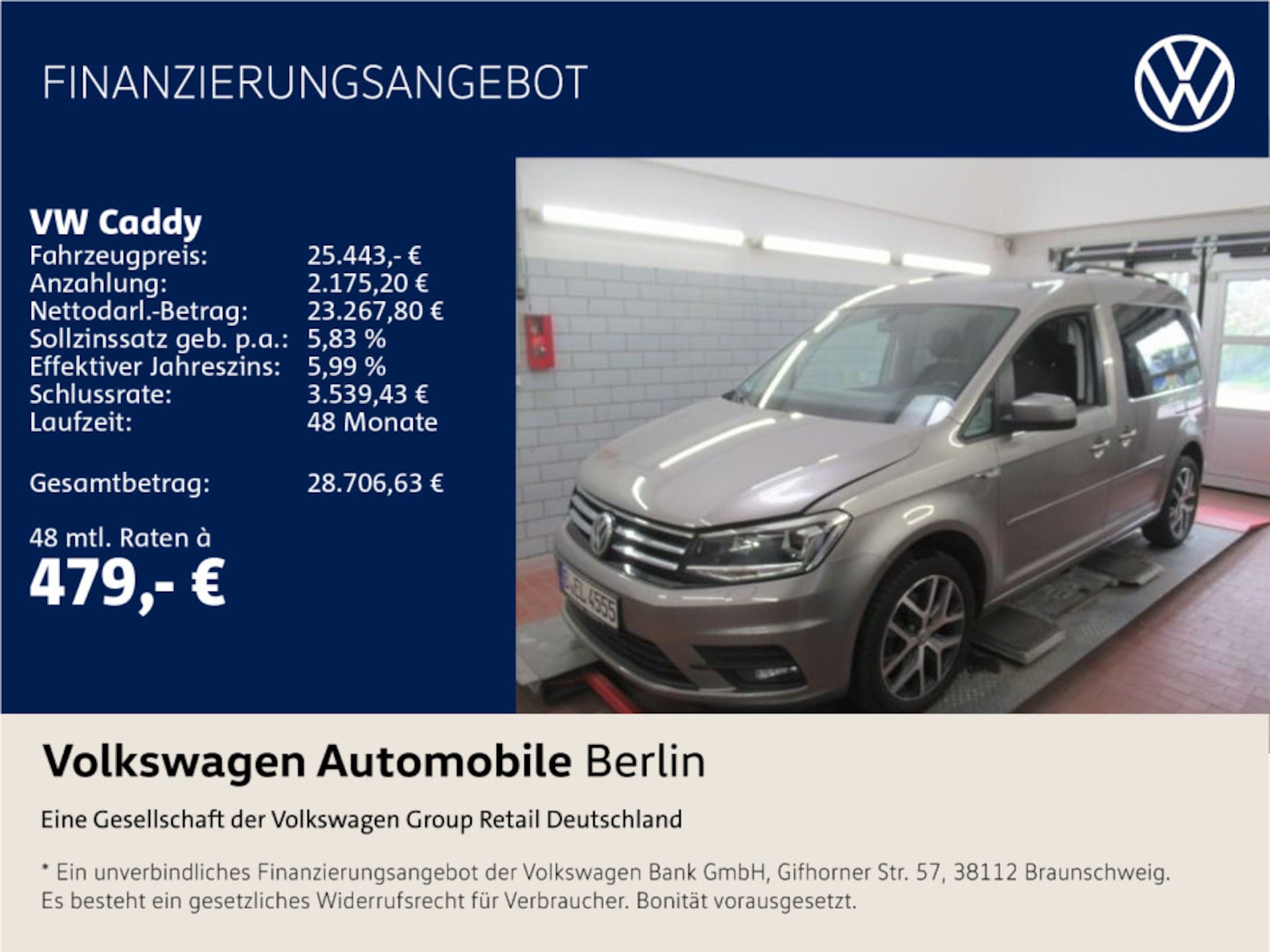 Volkswagen Caddy Comfortline
