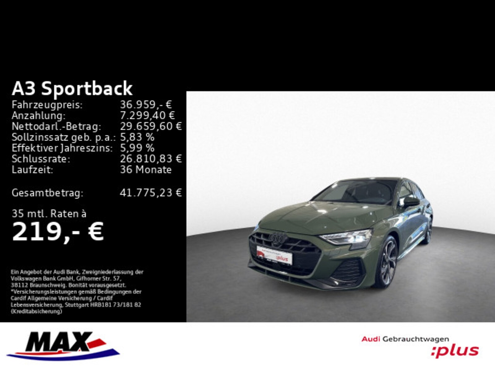 Audi A3 Sportback – Bild 2