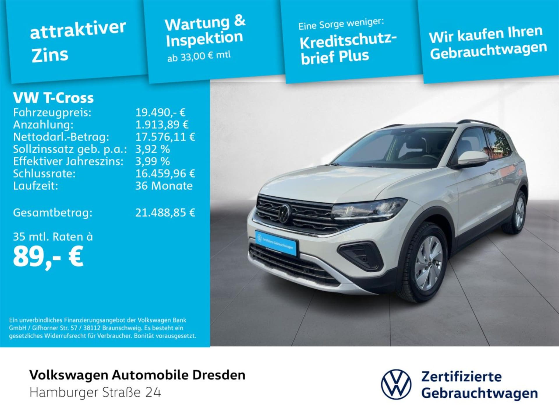 Volkswagen T-Cross Life