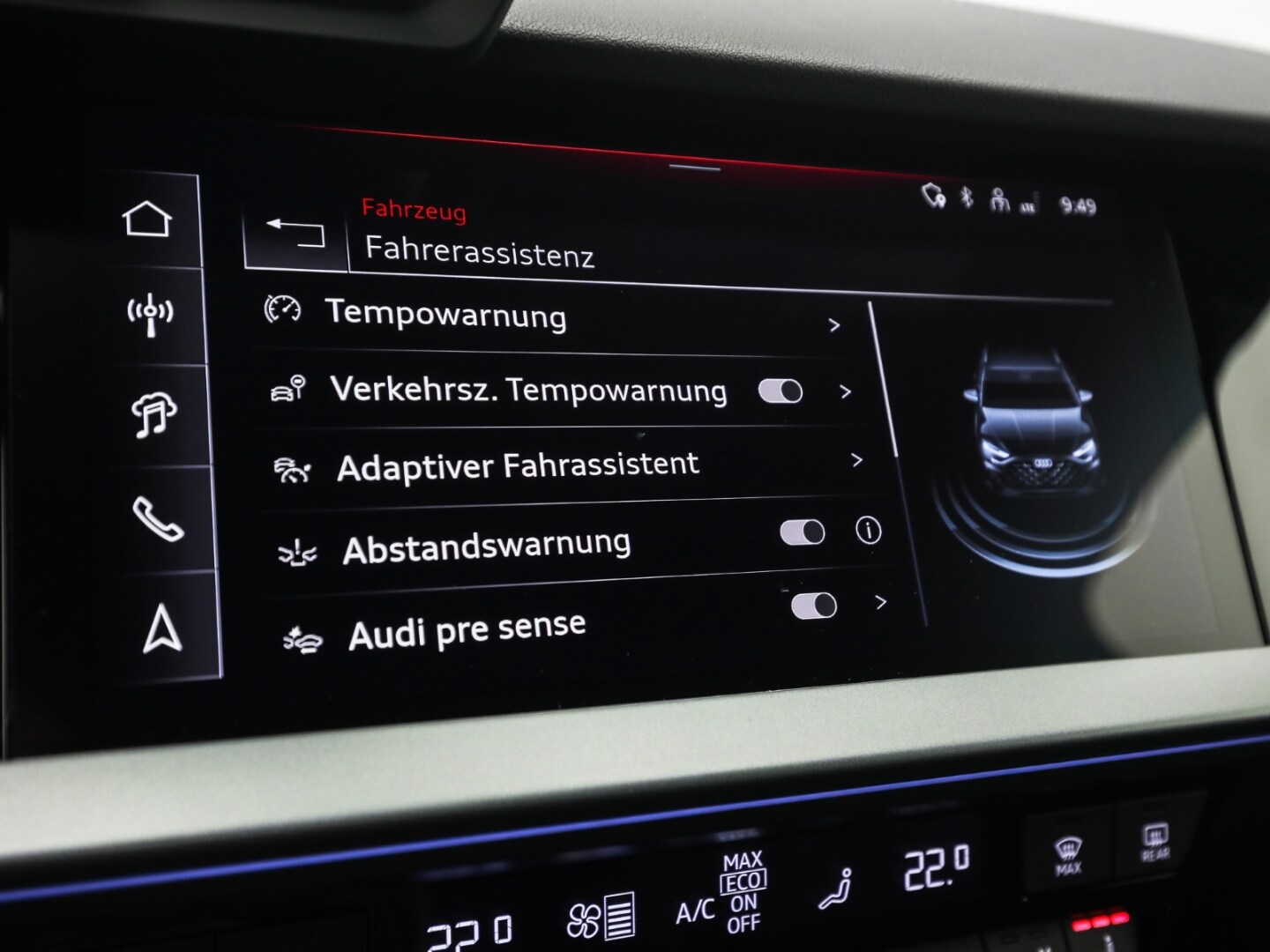 Bild über Audi A3 Sportback TFSI 110 kW S tronic - für weitere Informationen kontaktieren Sie den Audi Partner